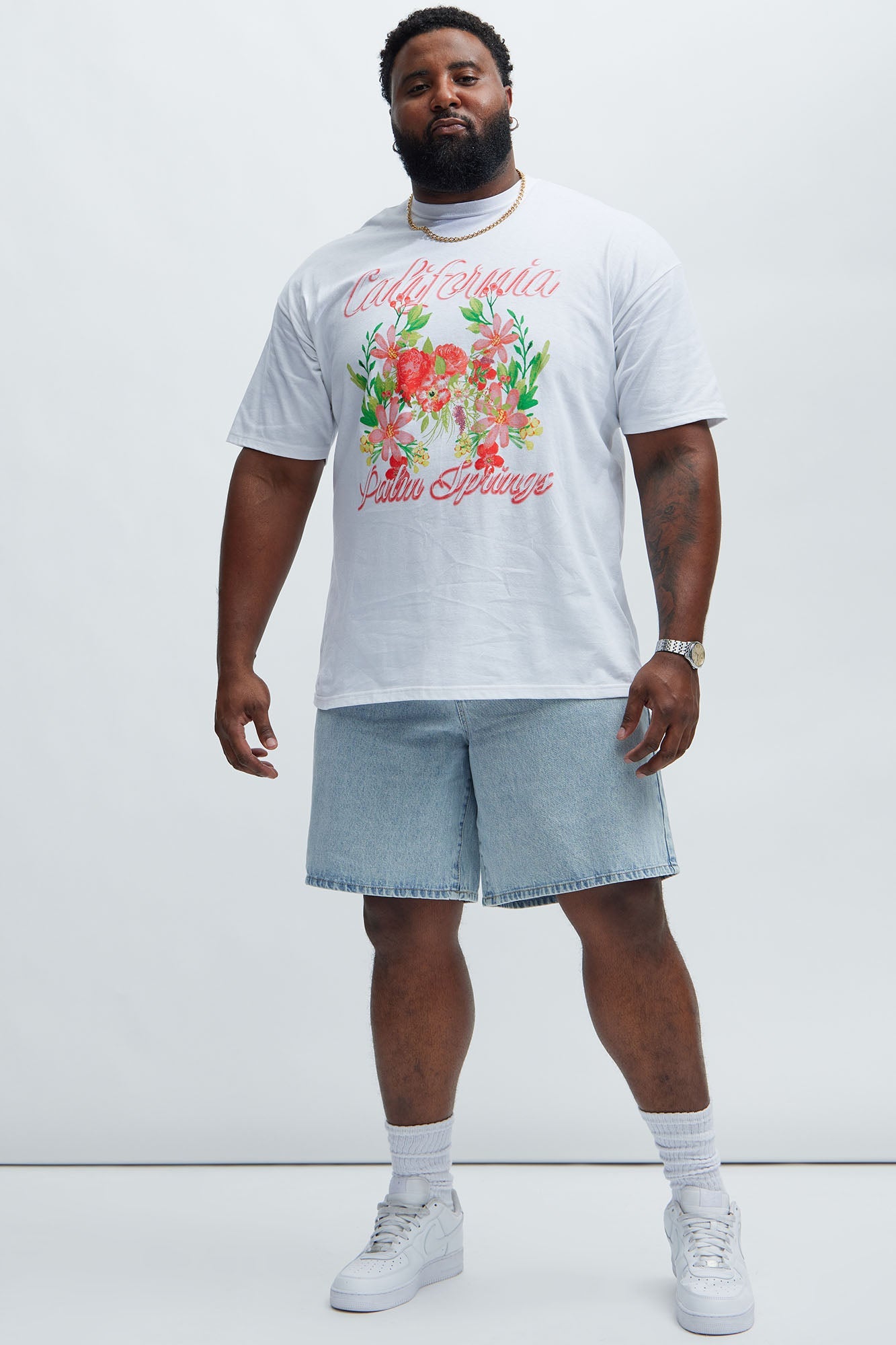 Colin Relaxed Denim Shorts - Light Blue Wash