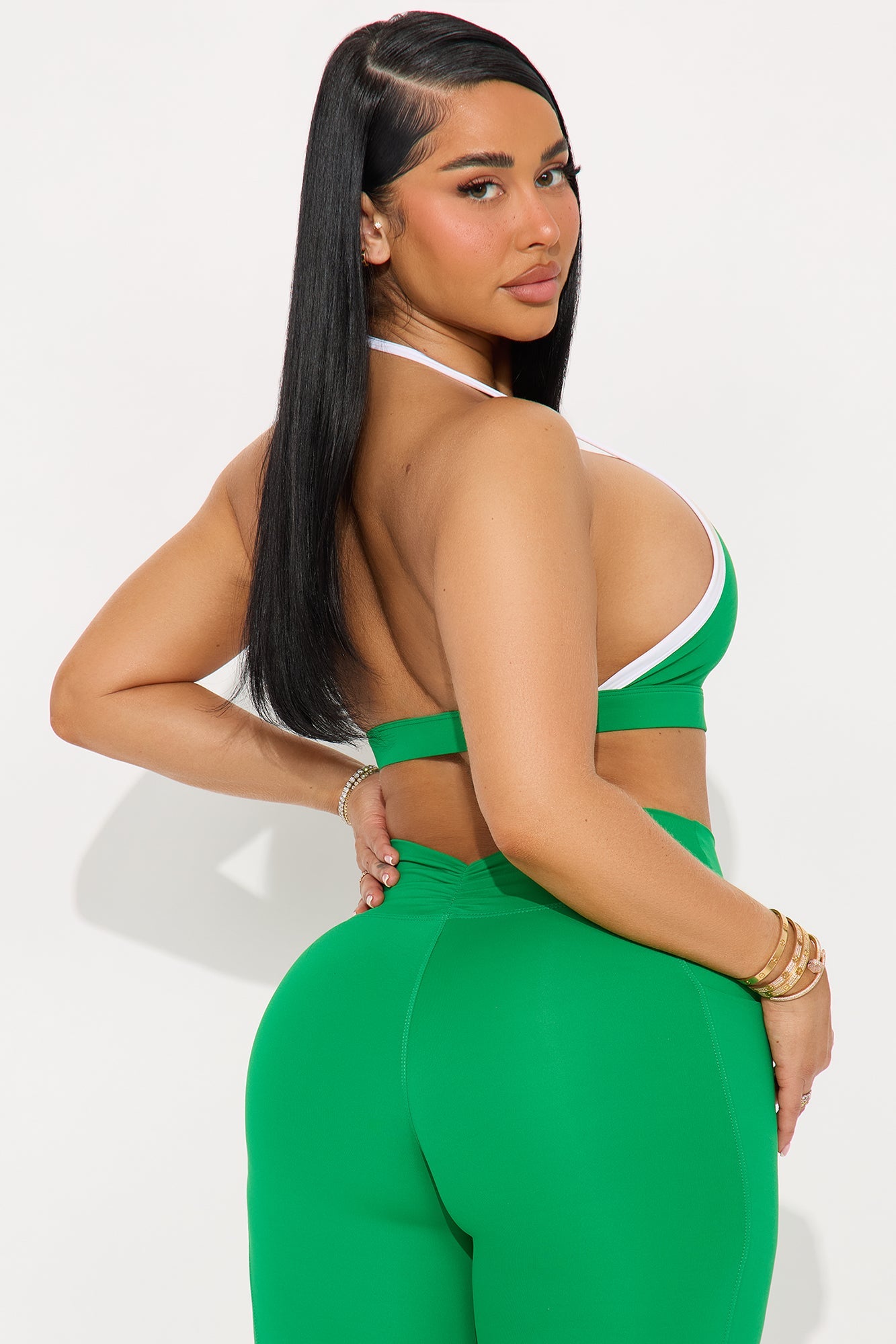 Tennis Club Sports Bra - Kelly Green