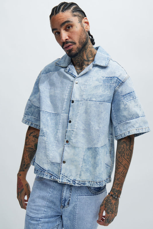 Verdugo Denim Shirt - Light Blue Wash