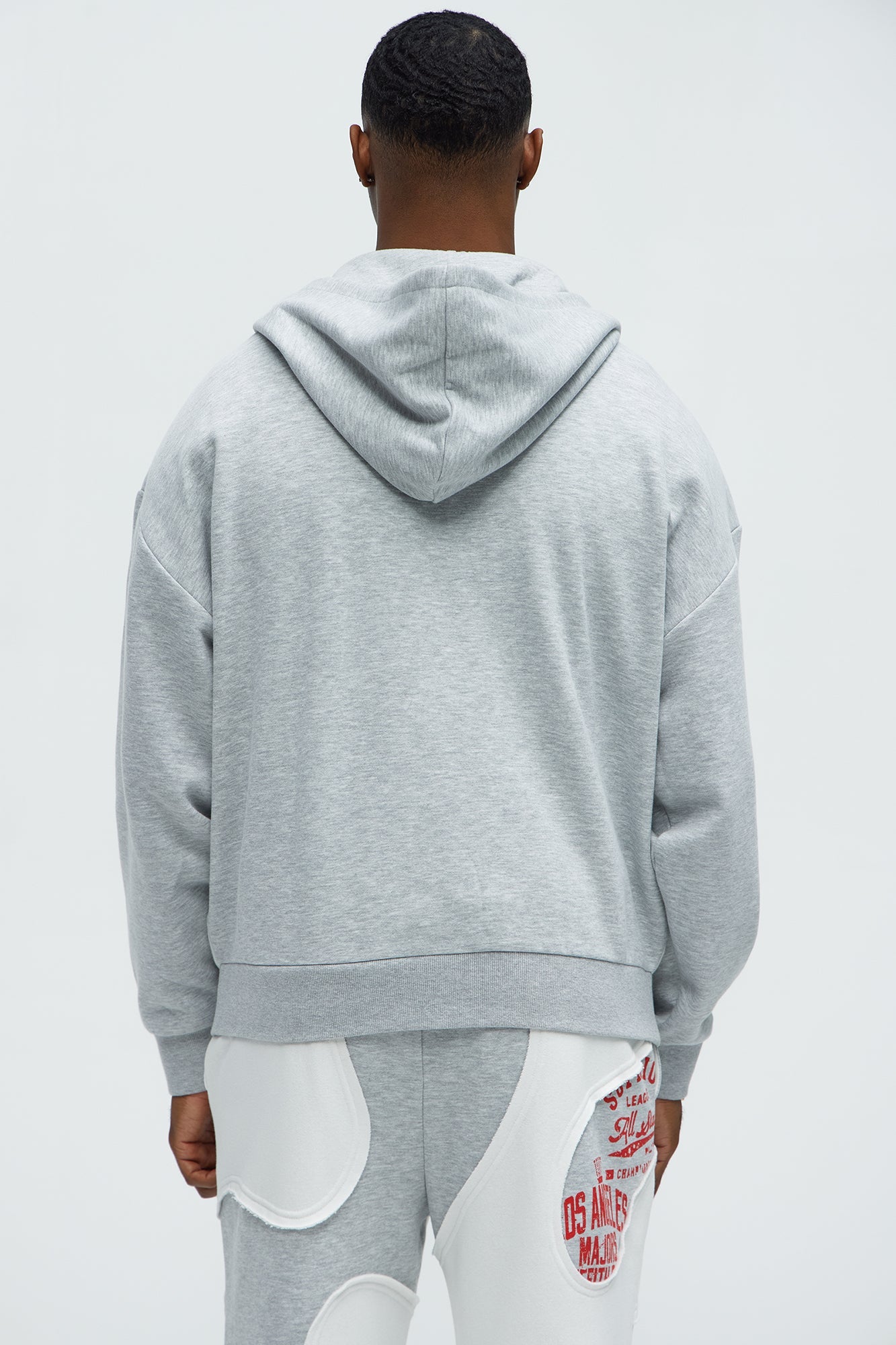 Tyson Champion Oversized Zip Hoodie - Heather/Combo