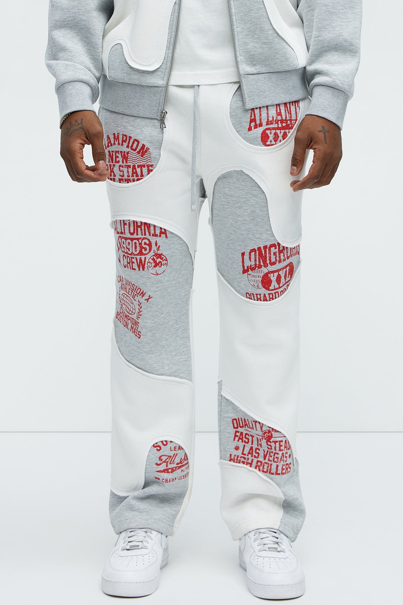 Tyson Champion Straight Sweatpants - Heather/Combo