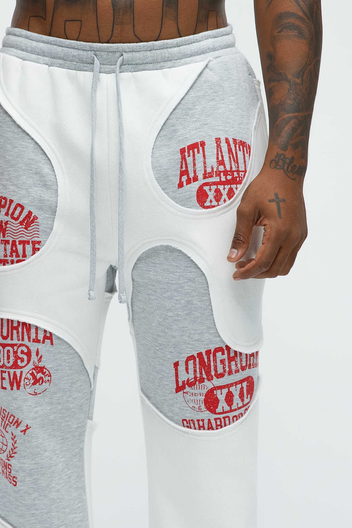 Tyson Champion Straight Sweatpants - Heather/Combo