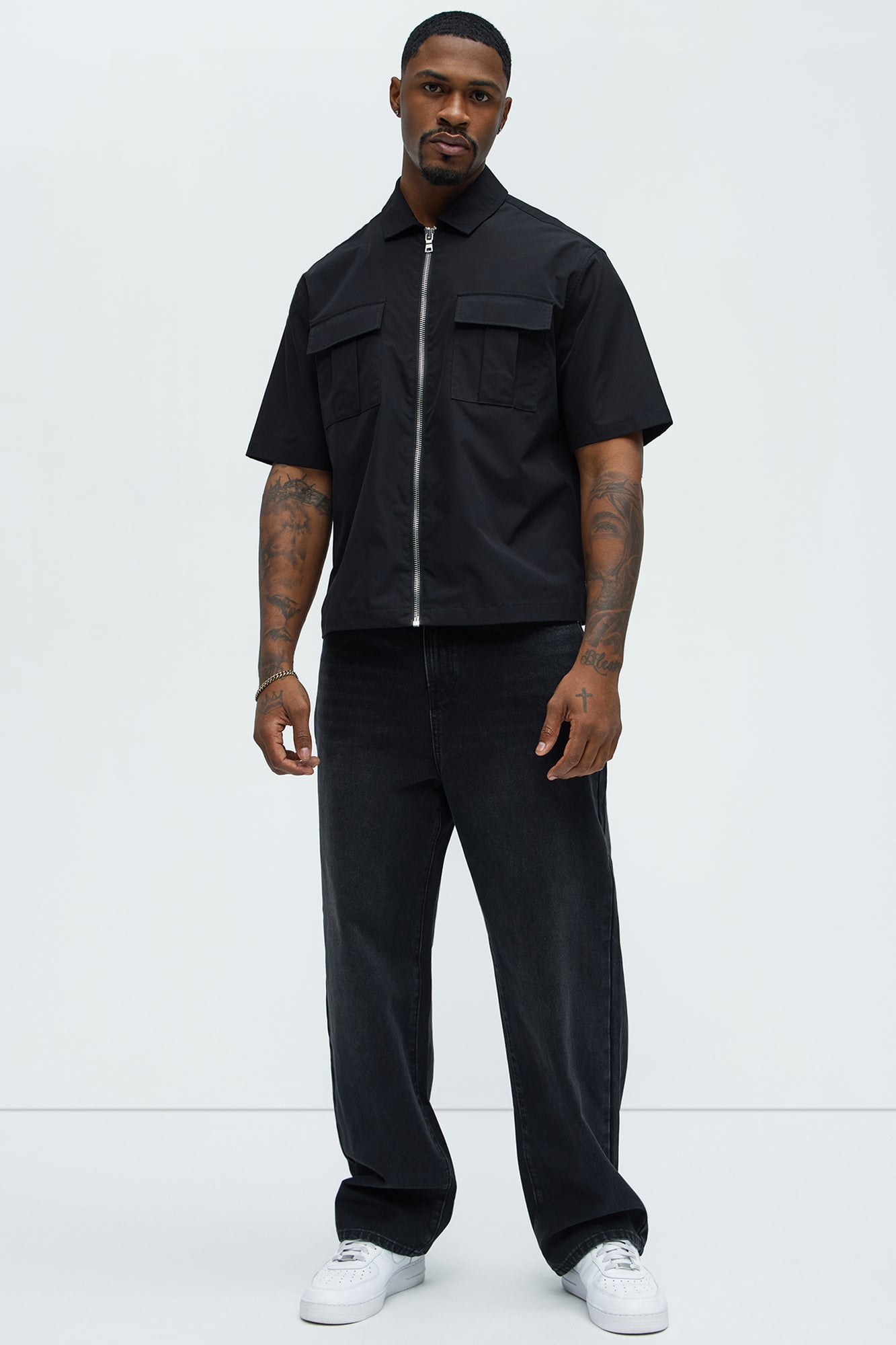 Another Good Night Baggy Jeans - Black Wash