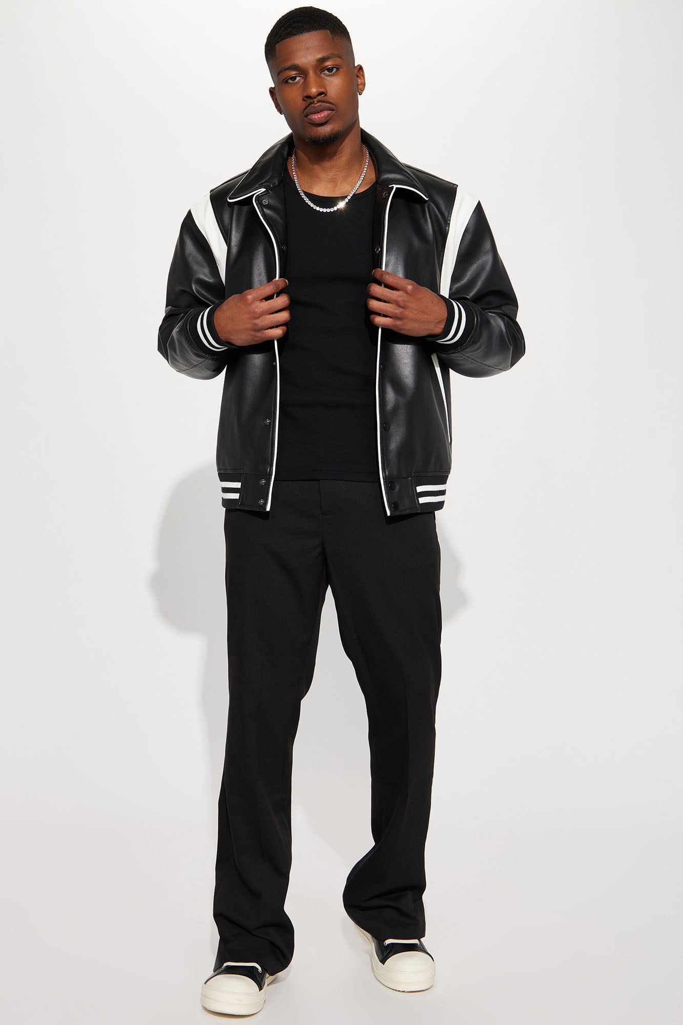 Classic Ribbed Tank Top - Black