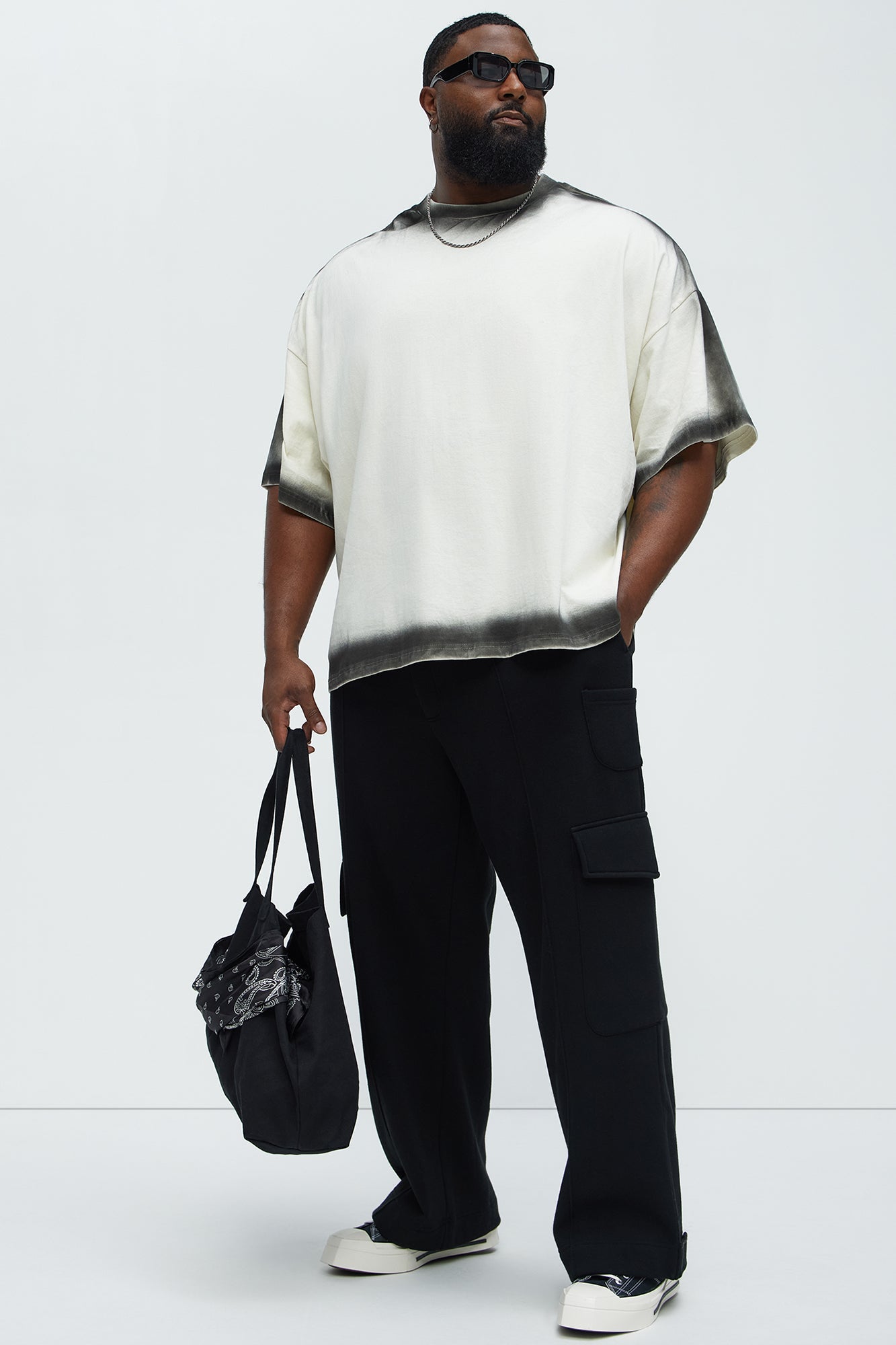 Dirty Wash Heavyweight Boxy Tee - Off White