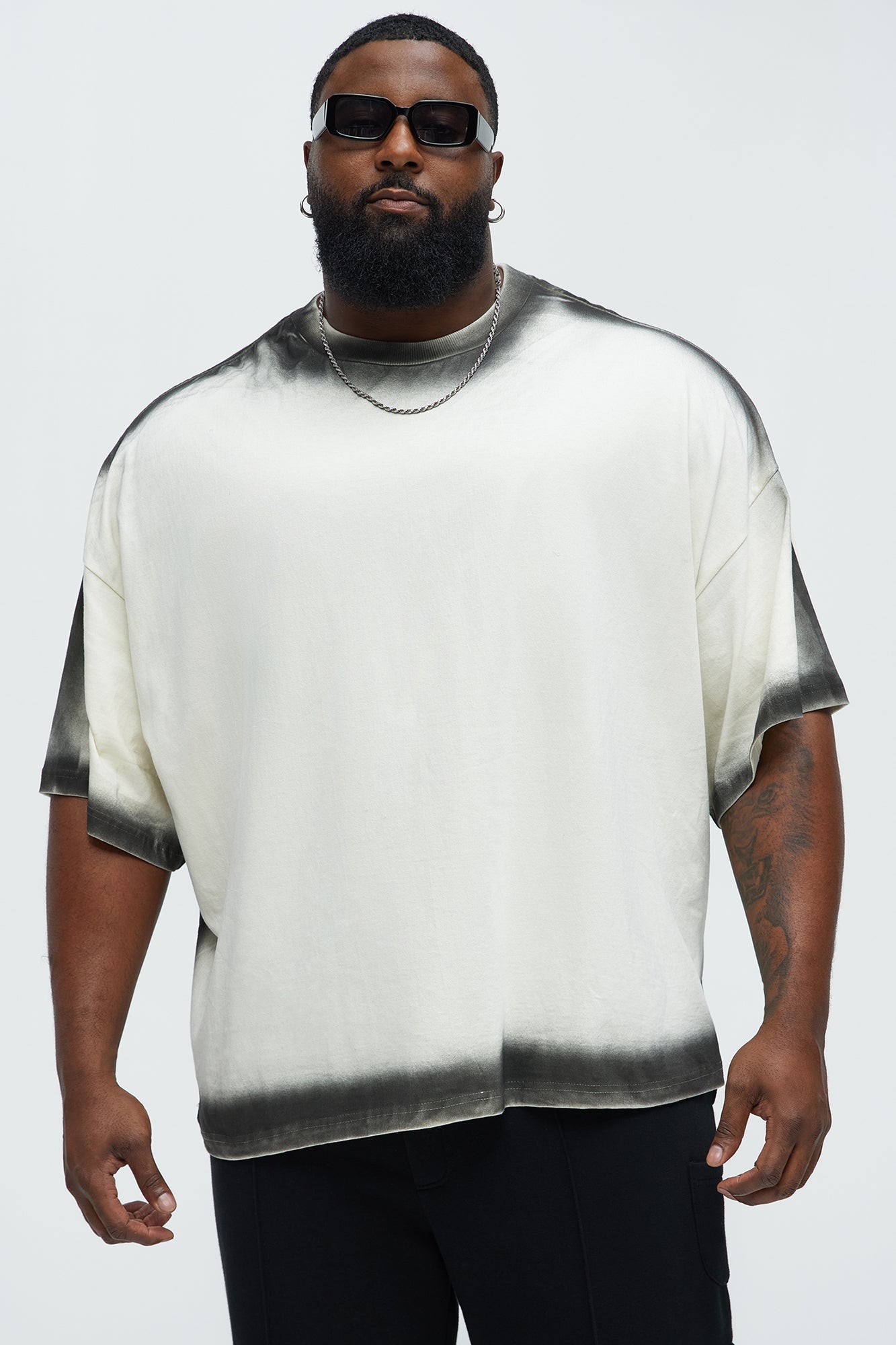 Dirty Wash Heavyweight Boxy Tee - Off White