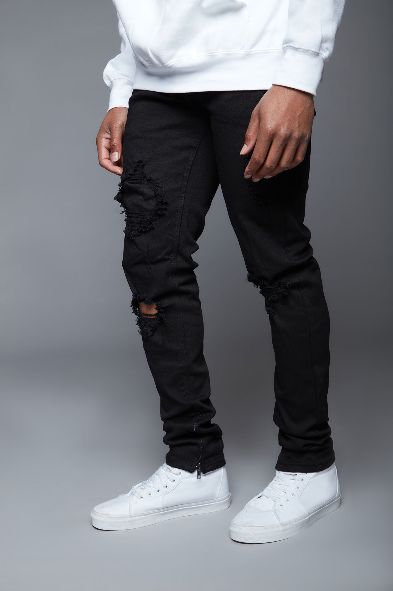 Point Of View Skinny Jeans - Black