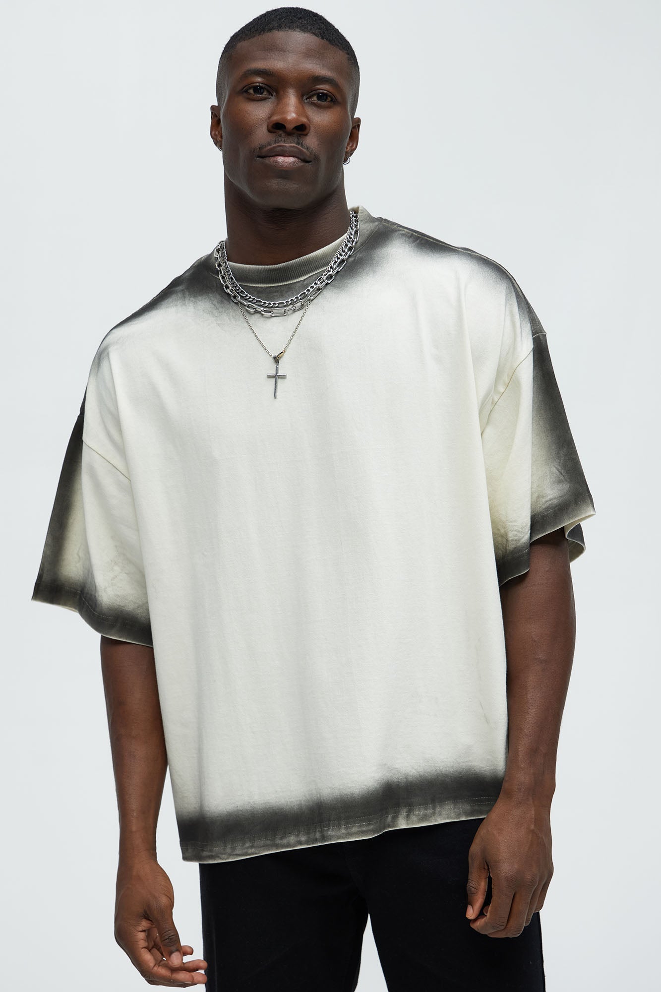 Dirty Wash Heavyweight Boxy Tee - Off White