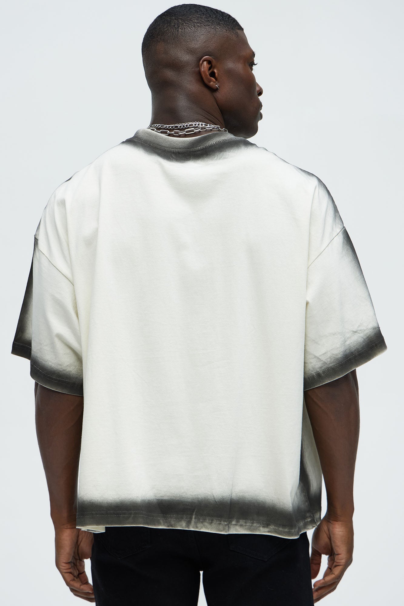 Dirty Wash Heavyweight Boxy Tee - Off White