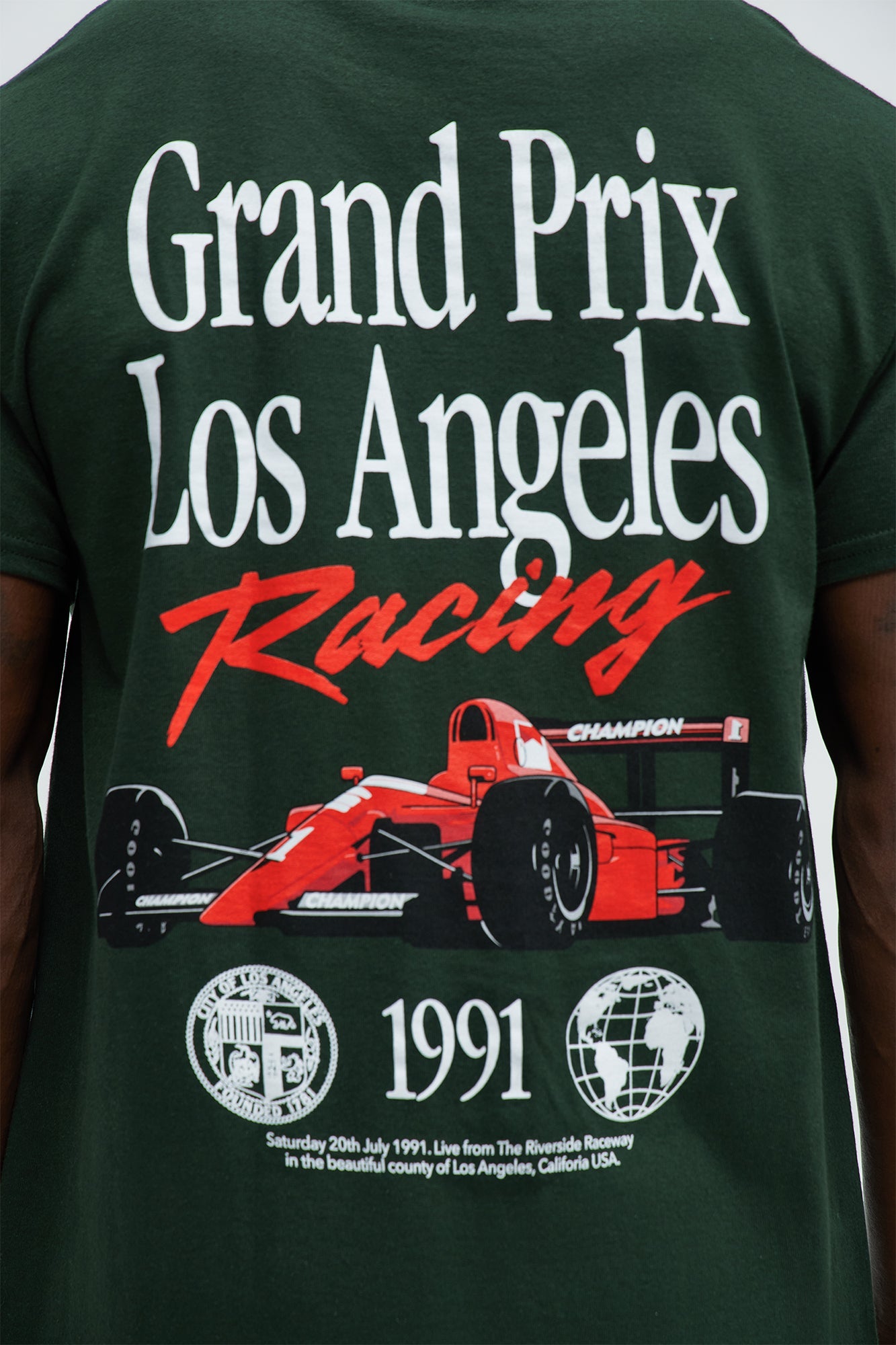 Grand Prix LA Short Sleeve Tee - Green