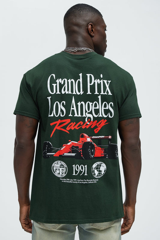 Grand Prix LA Short Sleeve Tee - Green
