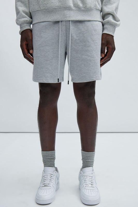 Tyson Sweatshort - Heather Grey