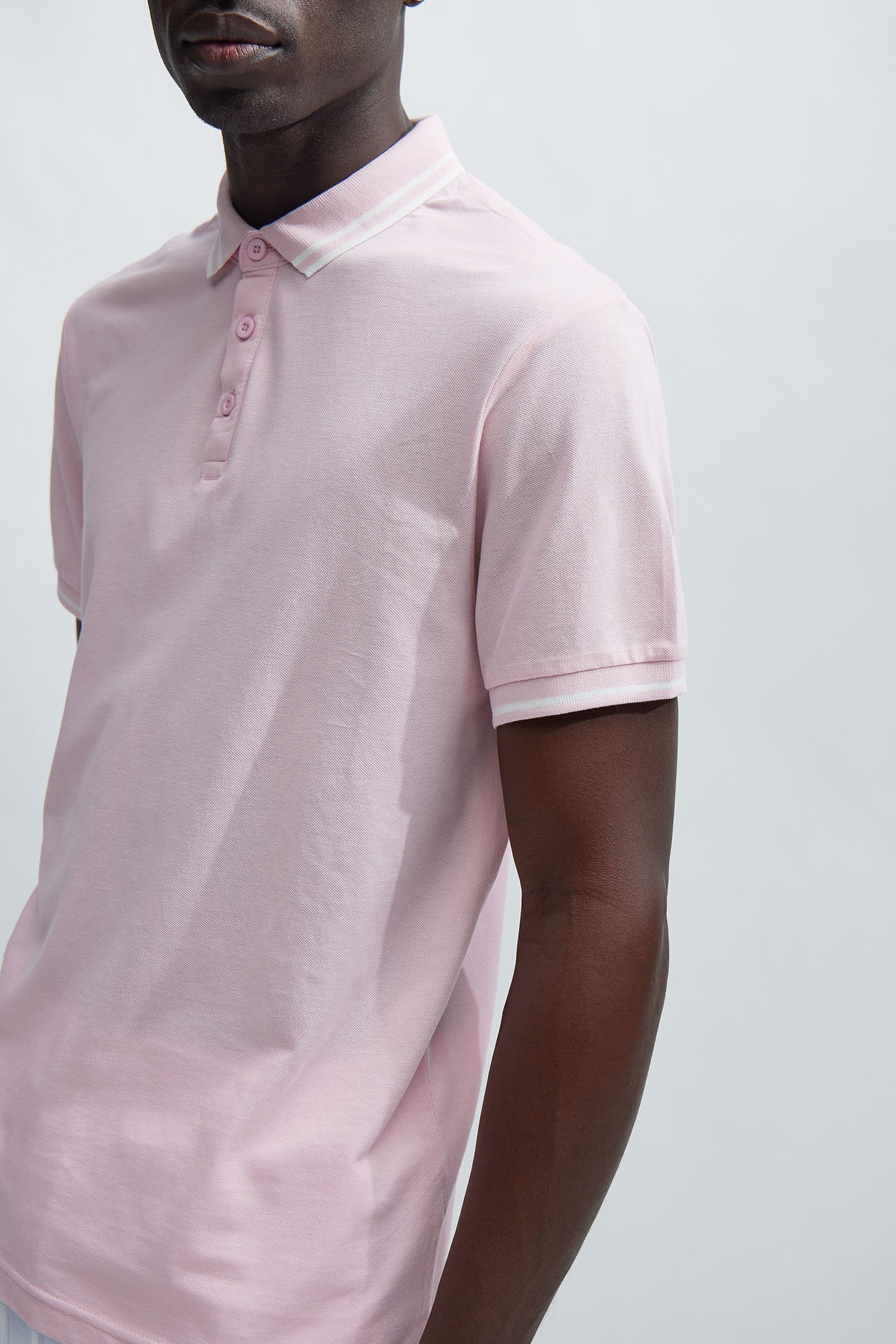 Wilson Short Sleeve Polo - Pink
