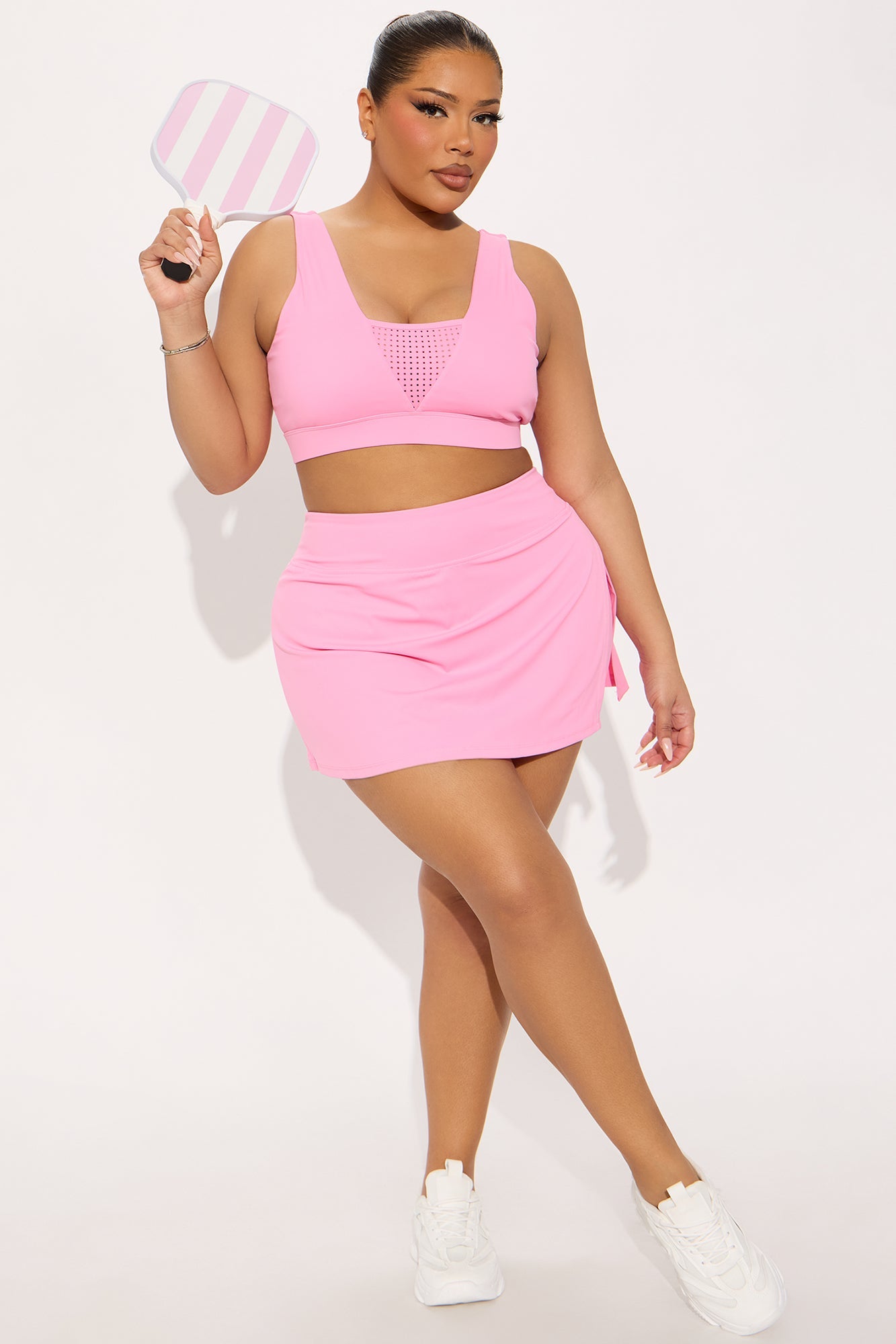 Power Swing Sports Bra - Bubblegum Pink