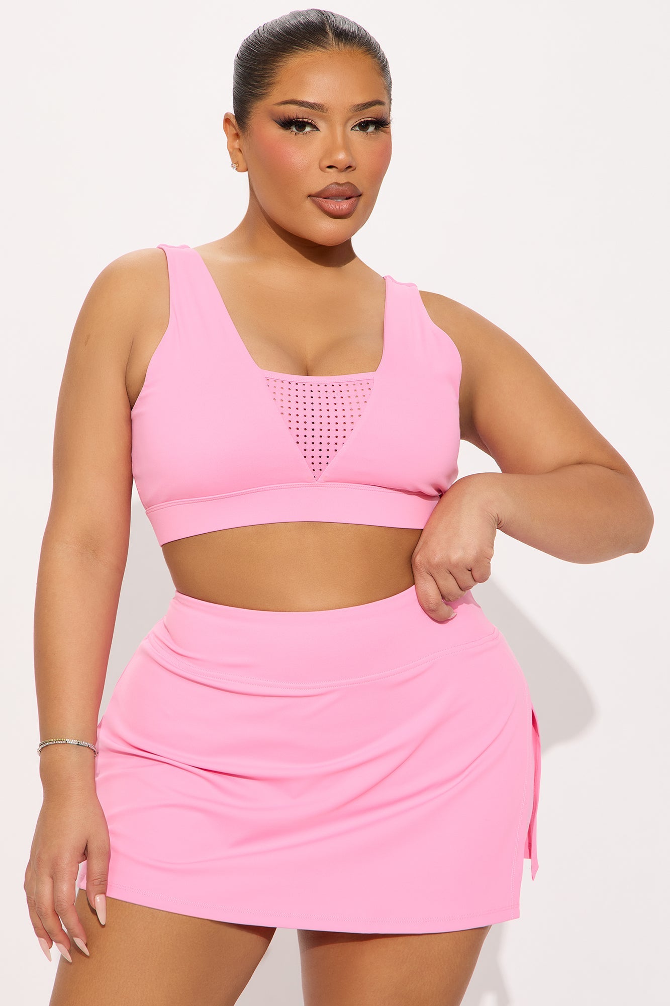 Power Swing Sports Bra - Bubblegum Pink