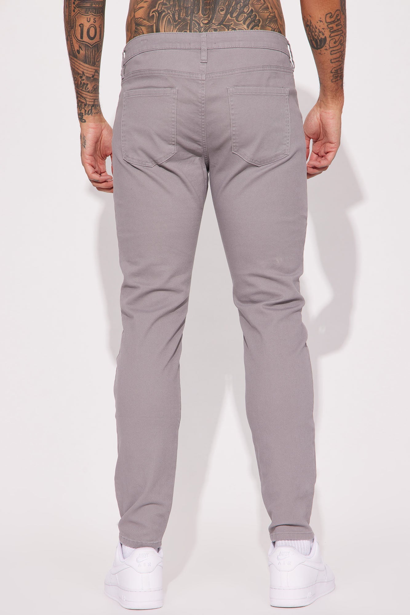 Mac Chino Skinny 5 Pocket Pants - Charcoal