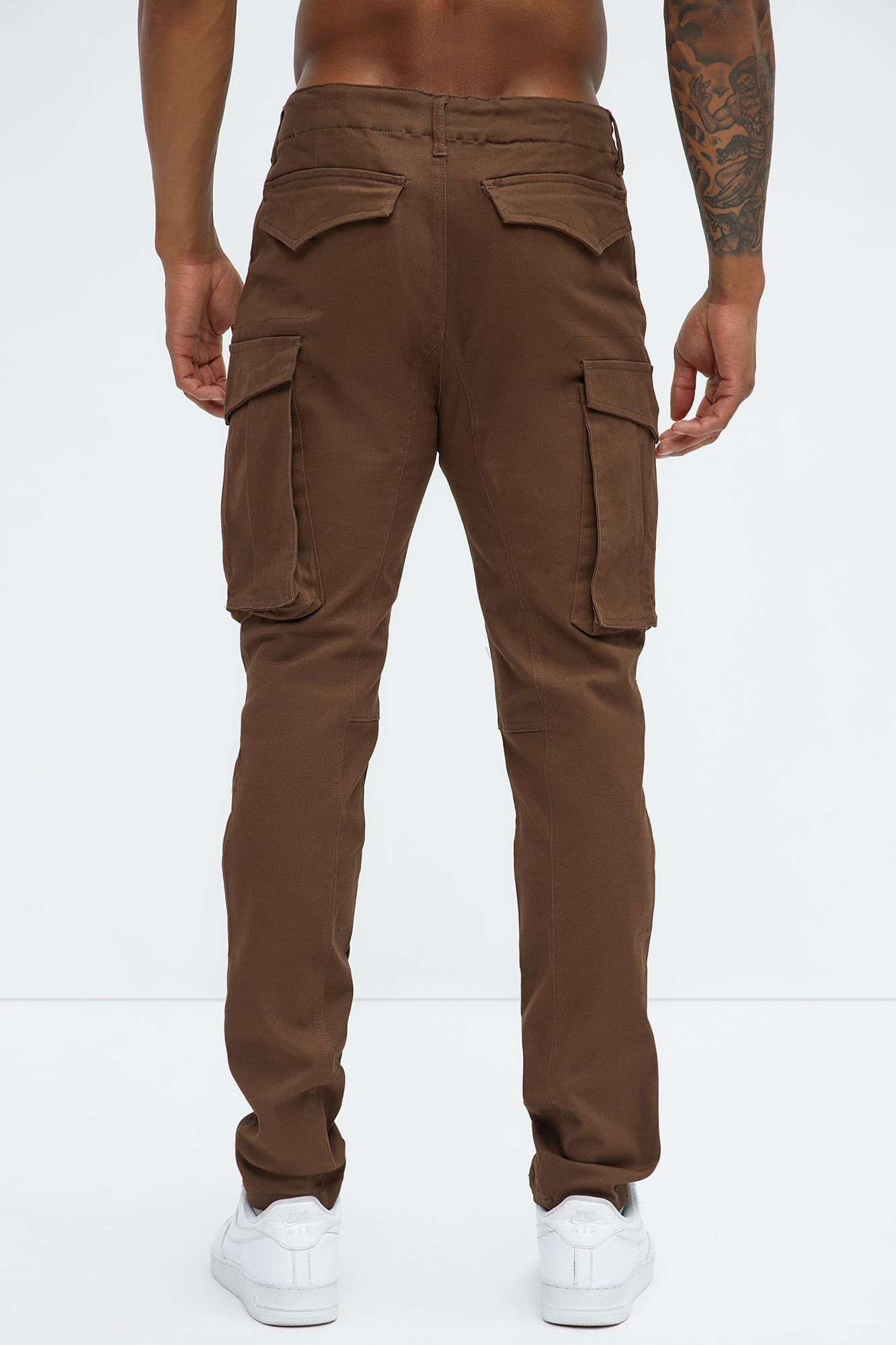 Summer Games Slim Cargo Pants - Brown