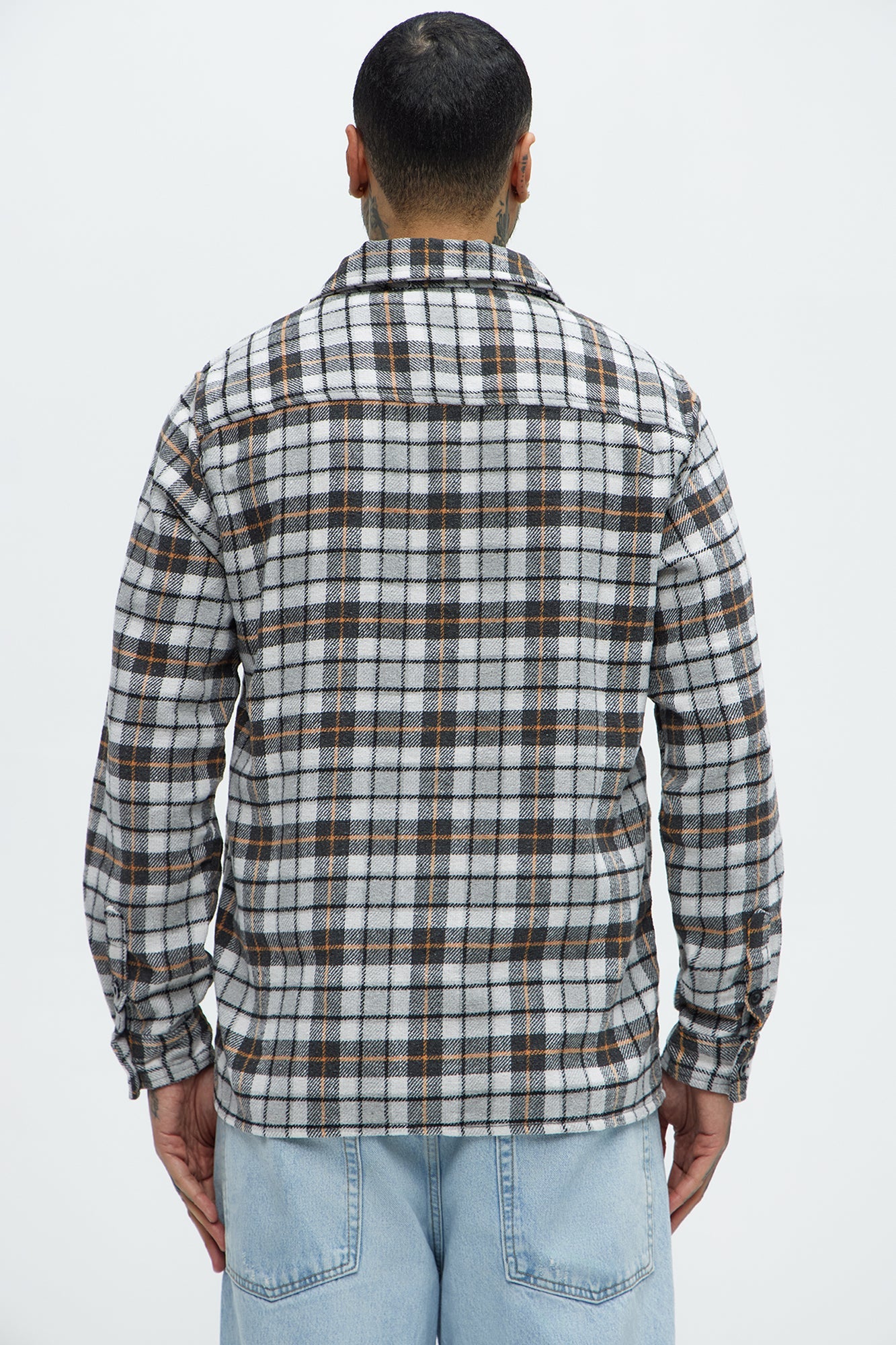 Gas Plaid Classic Flannel - Grey/combo