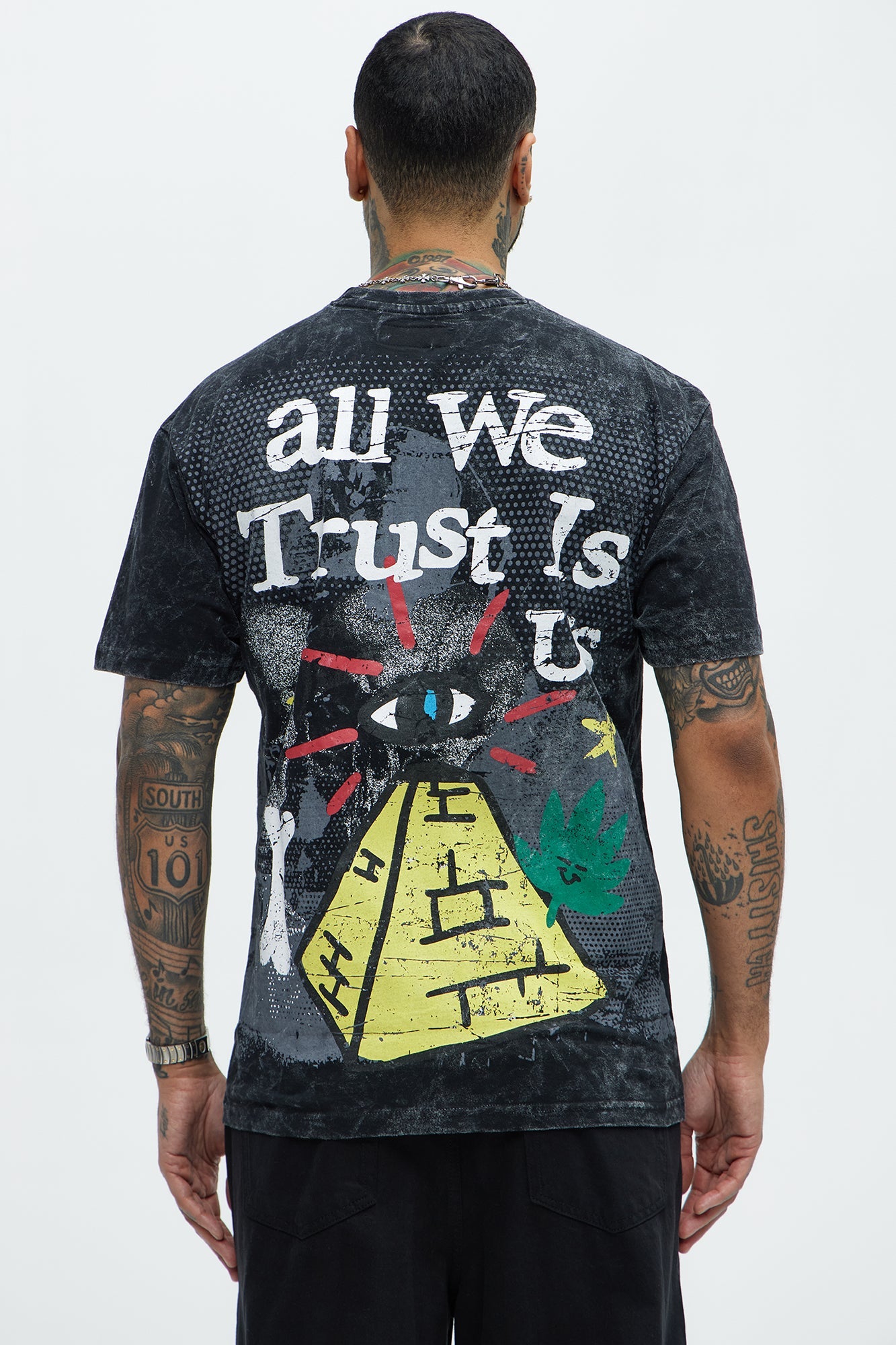 All We Trust Is Short Sleeve Tee - Grey