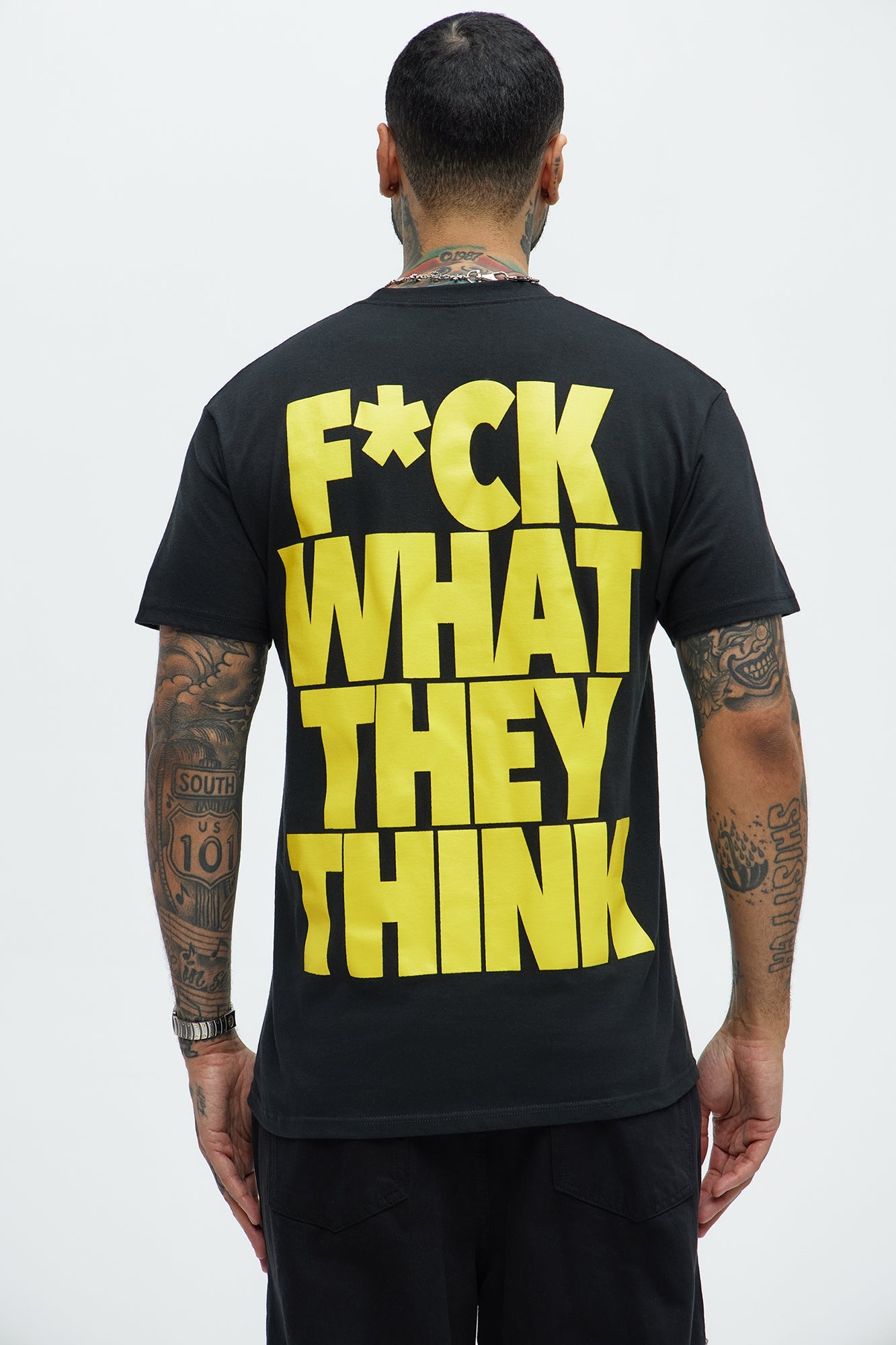 F* What They Think Short Sleeve Tee - Black