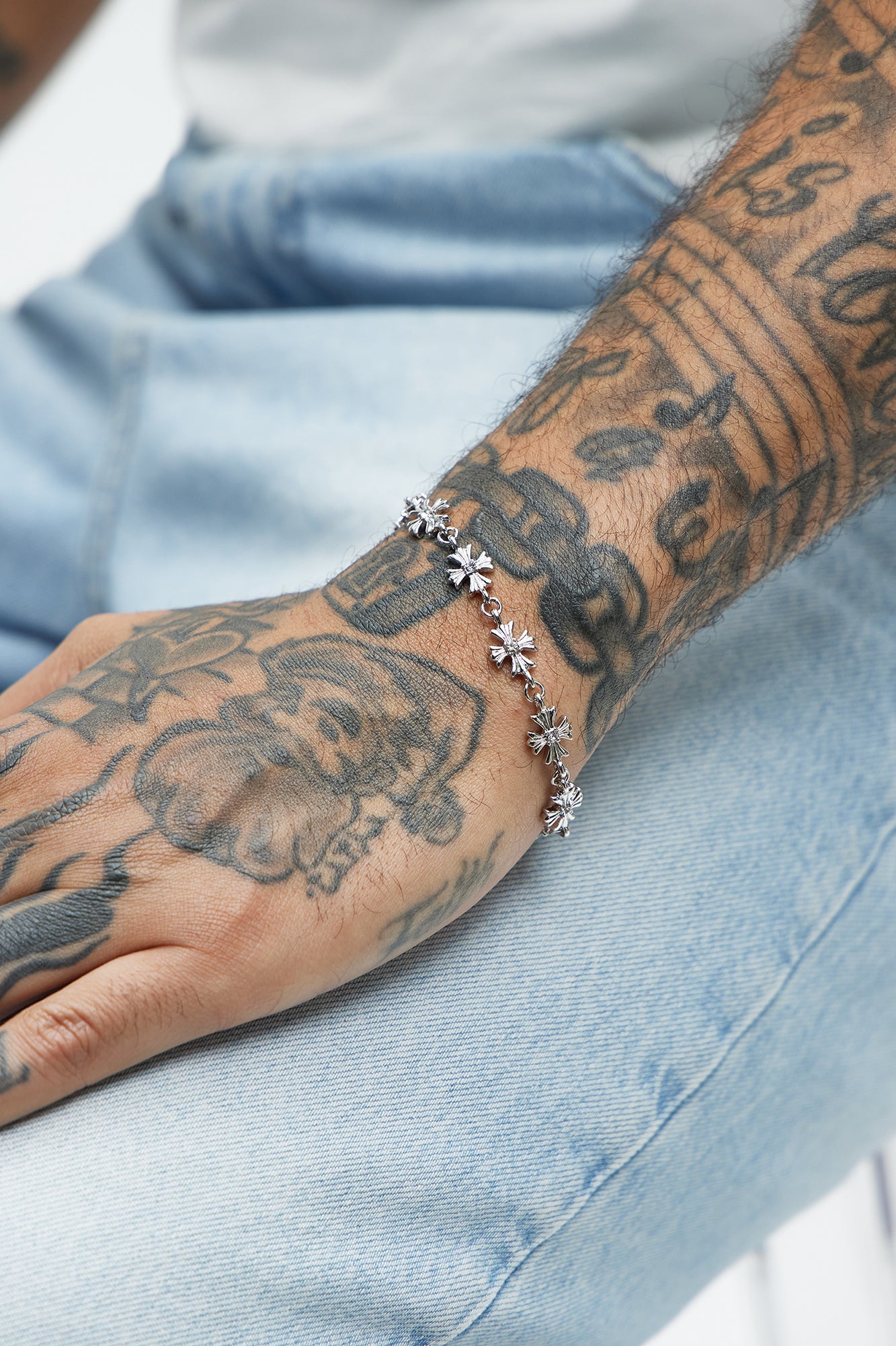 Crosses Bracelet - Silver