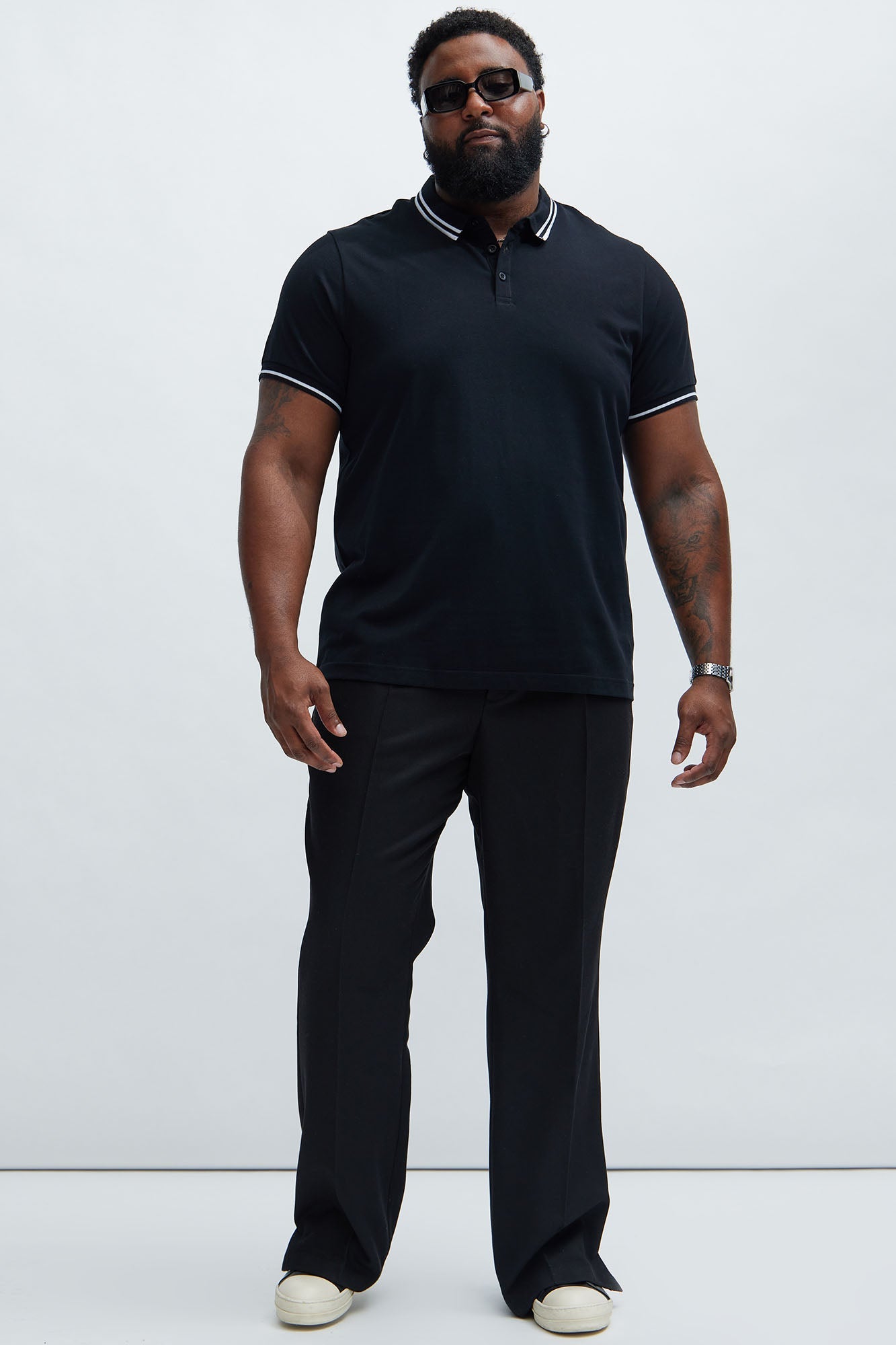 Wilson Short Sleeve Polo - Black
