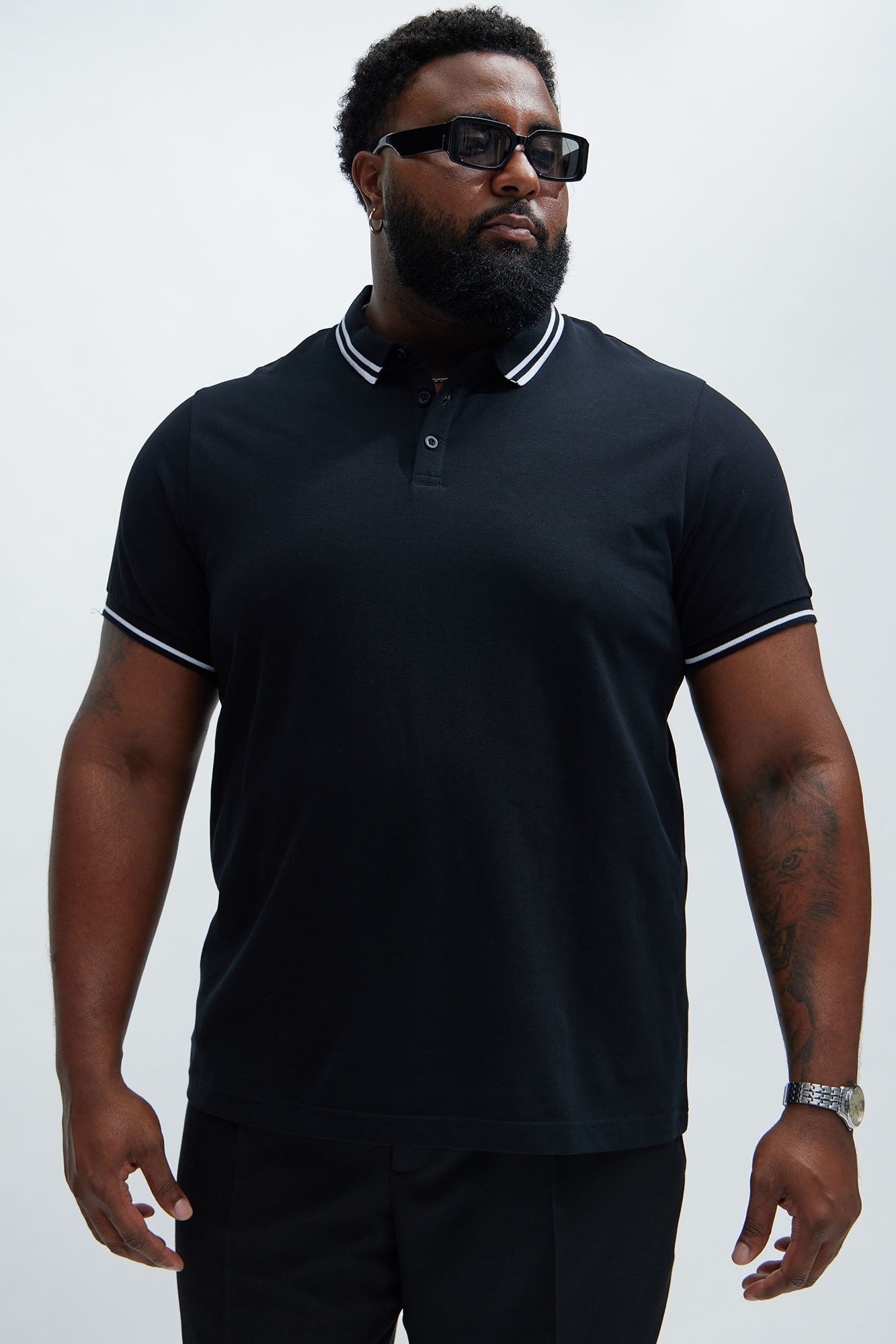 Wilson Short Sleeve Polo - Black