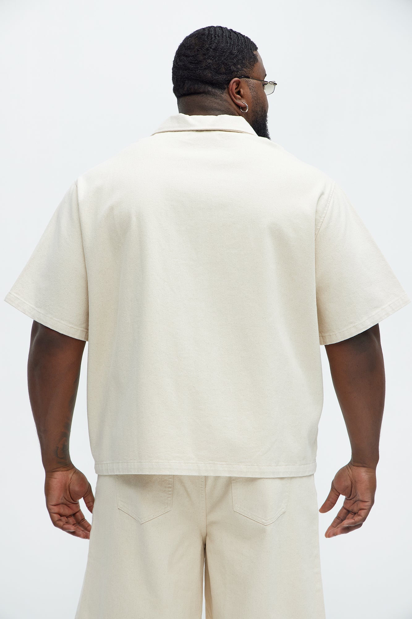 Colin True Denim Button Up Shirt - Sand