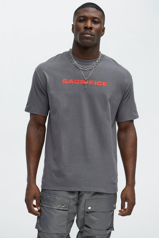 Sacrifice Immortal Short Sleeve Tee - Charcoal