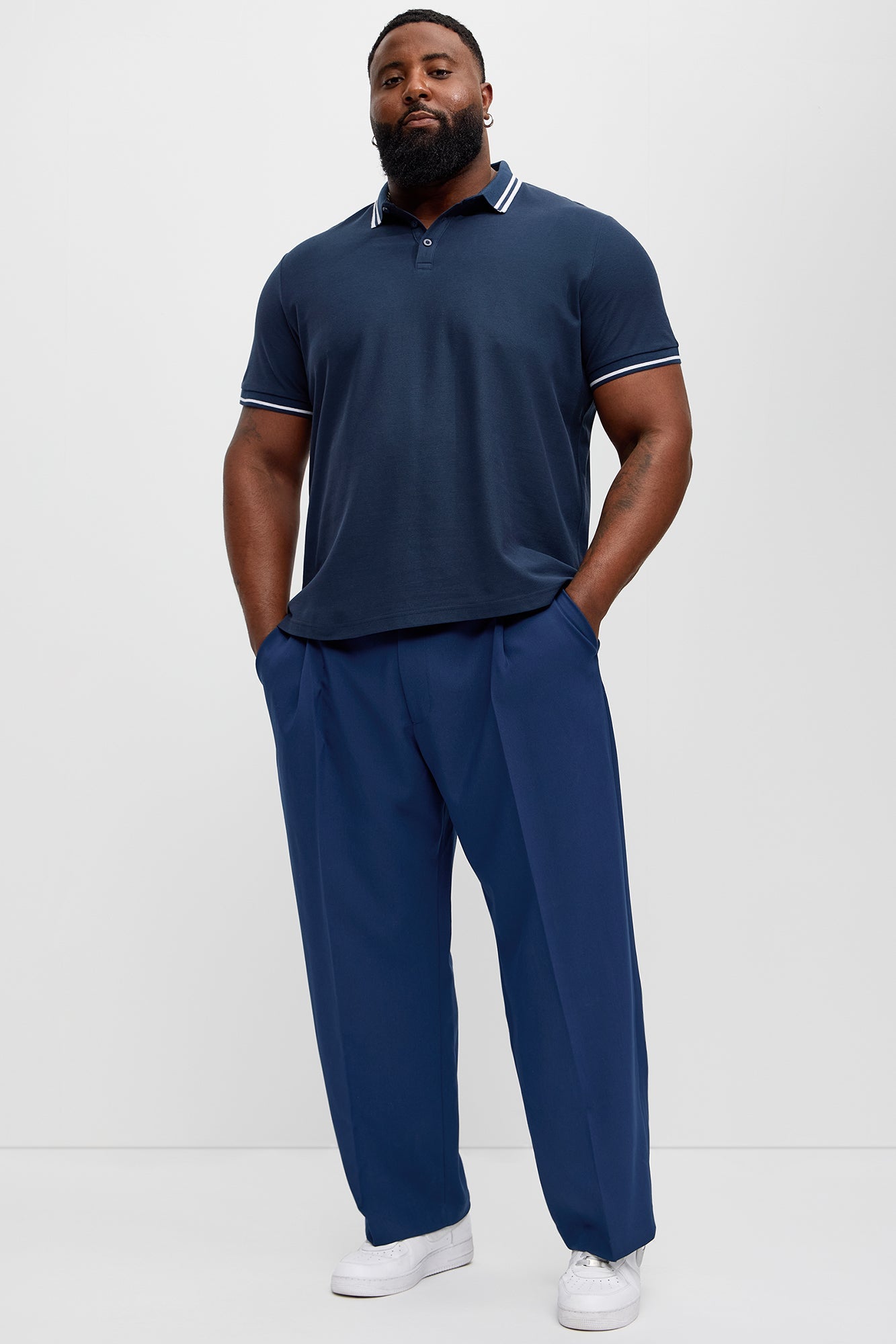 Wilson Short Sleeve Polo - Navy