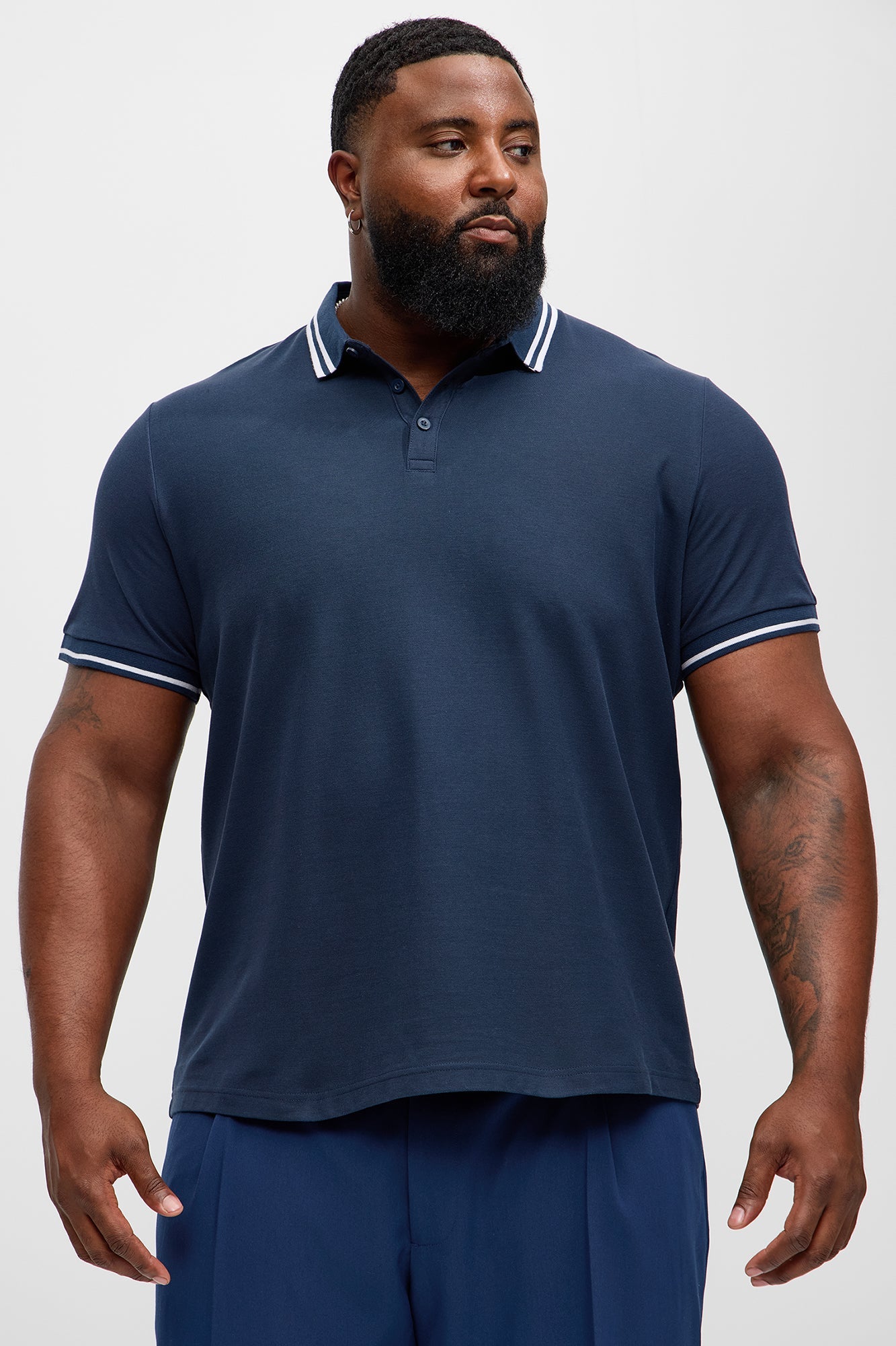 Wilson Short Sleeve Polo - Navy