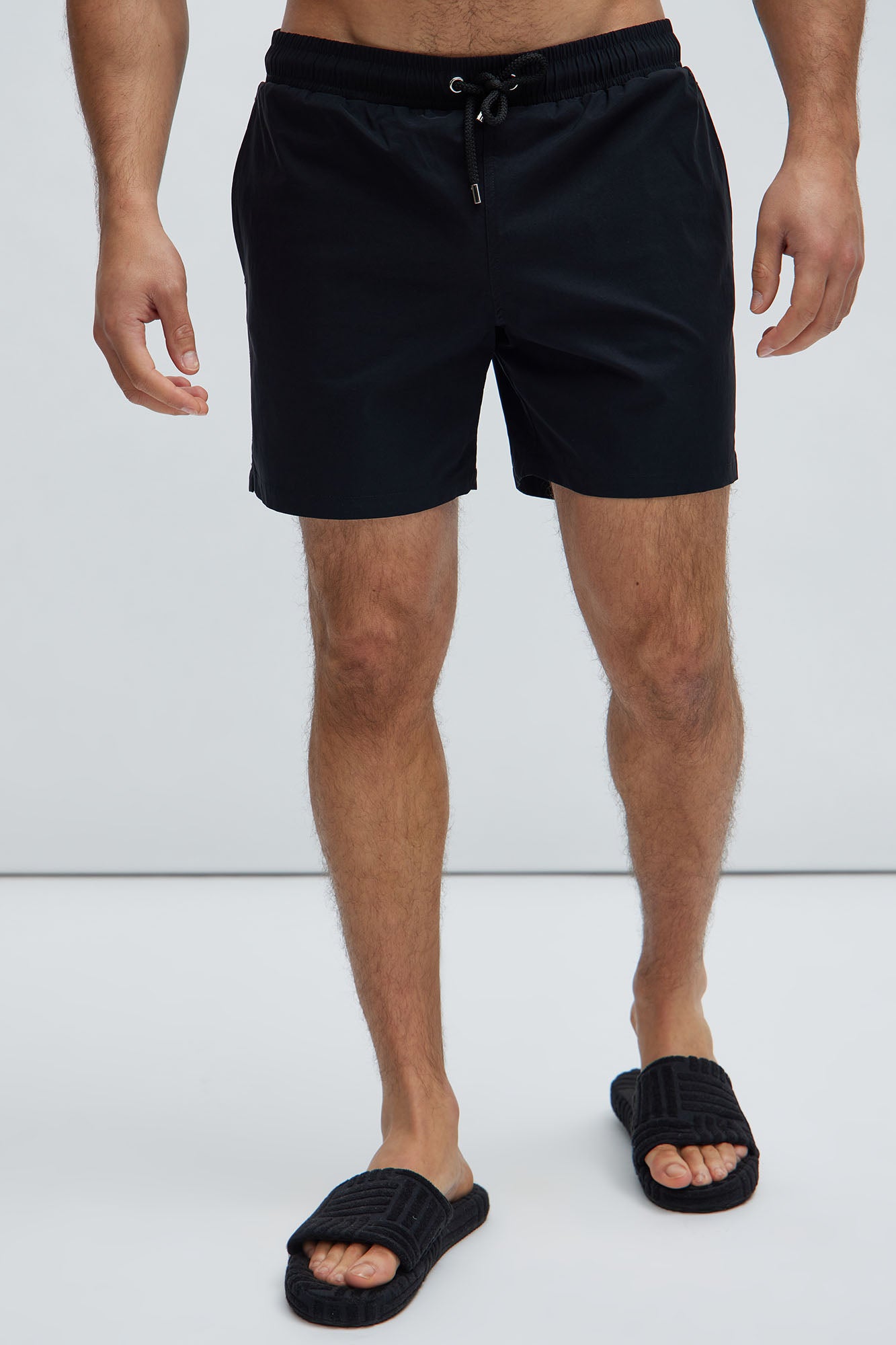 Montez Stretch Swim Trunk 6″ - Black