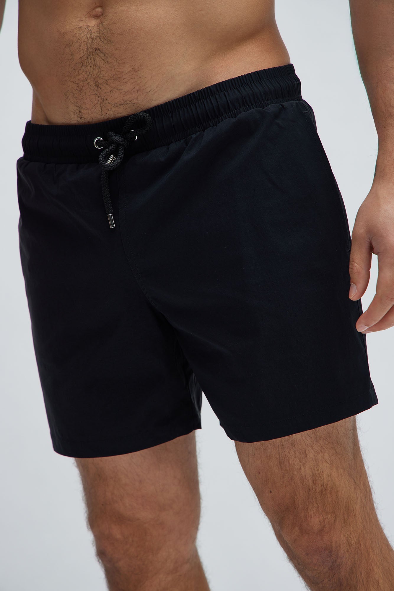 Montez Stretch Swim Trunk 6″ - Black