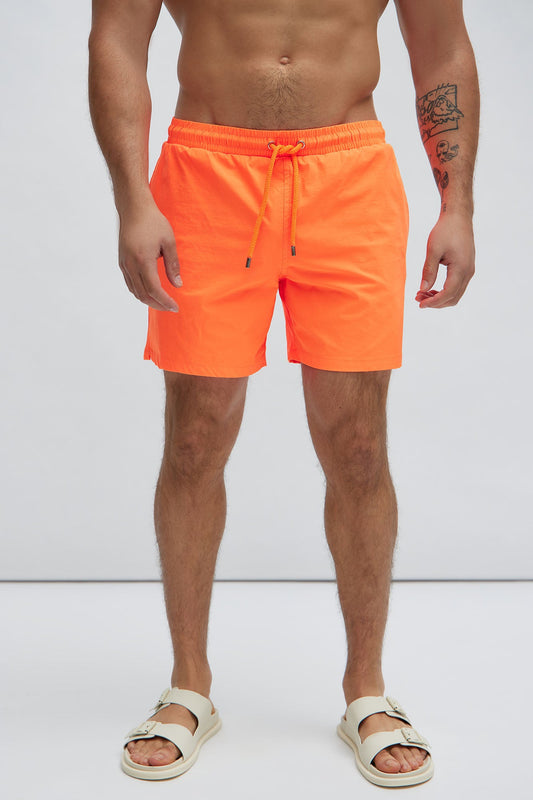 Montez Stretch Swim Trunk 6″ - Orange