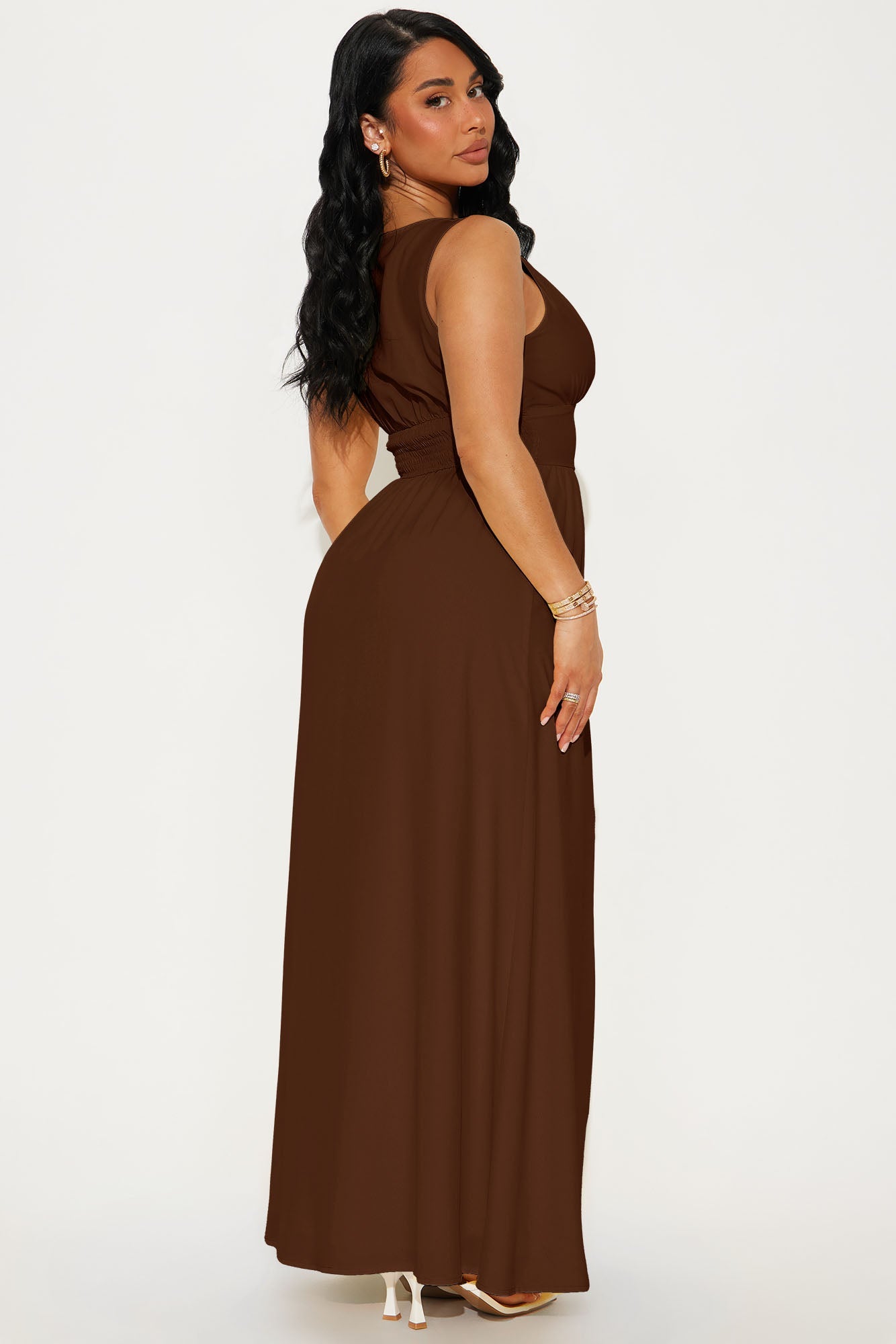 Juliet Maxi Dress - Brown