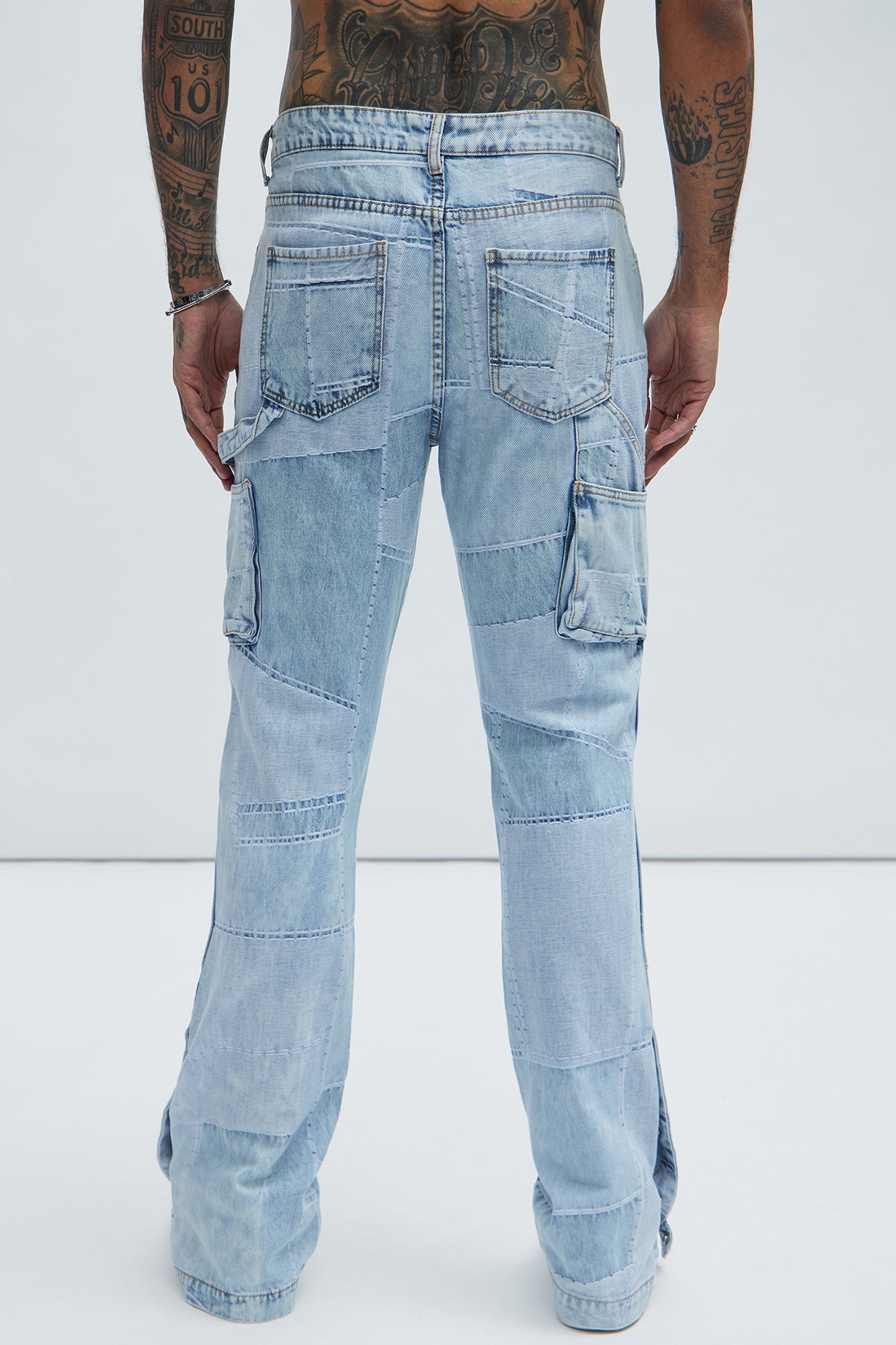 Verdugo Carpenter Flare Jeans - Light Blue Wash
