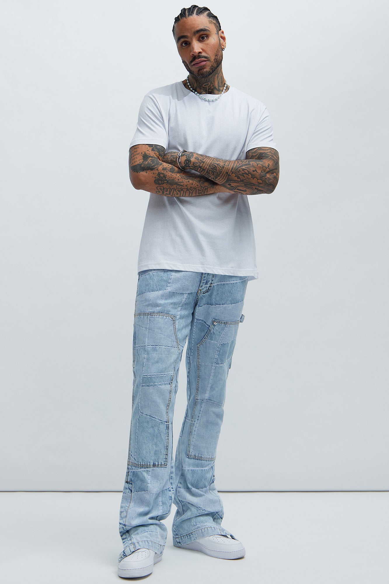 FN Essential Crew Tees 3 Pack - White