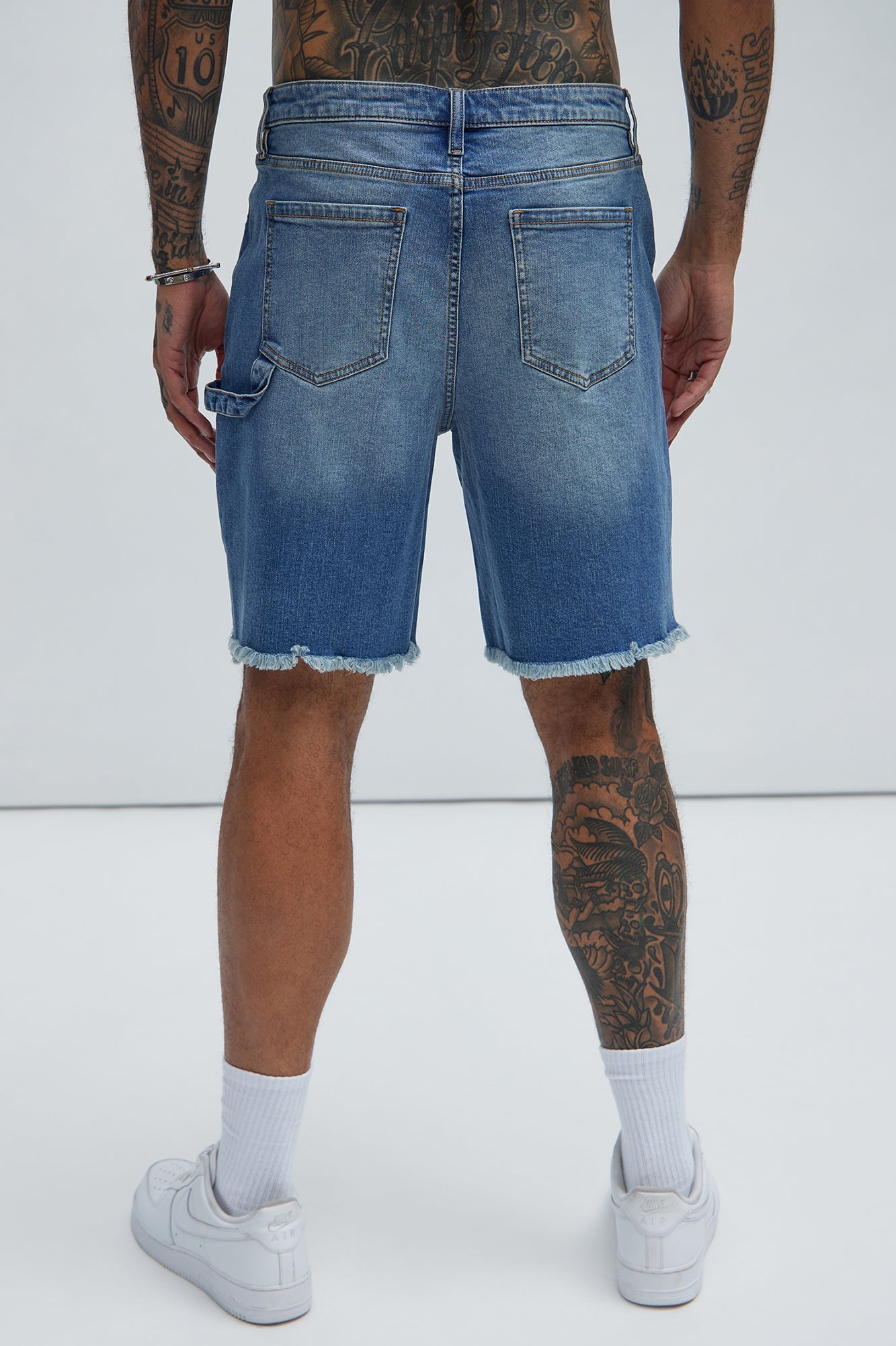 Braddy Carpenter Relaxed Shorts - Medium Wash