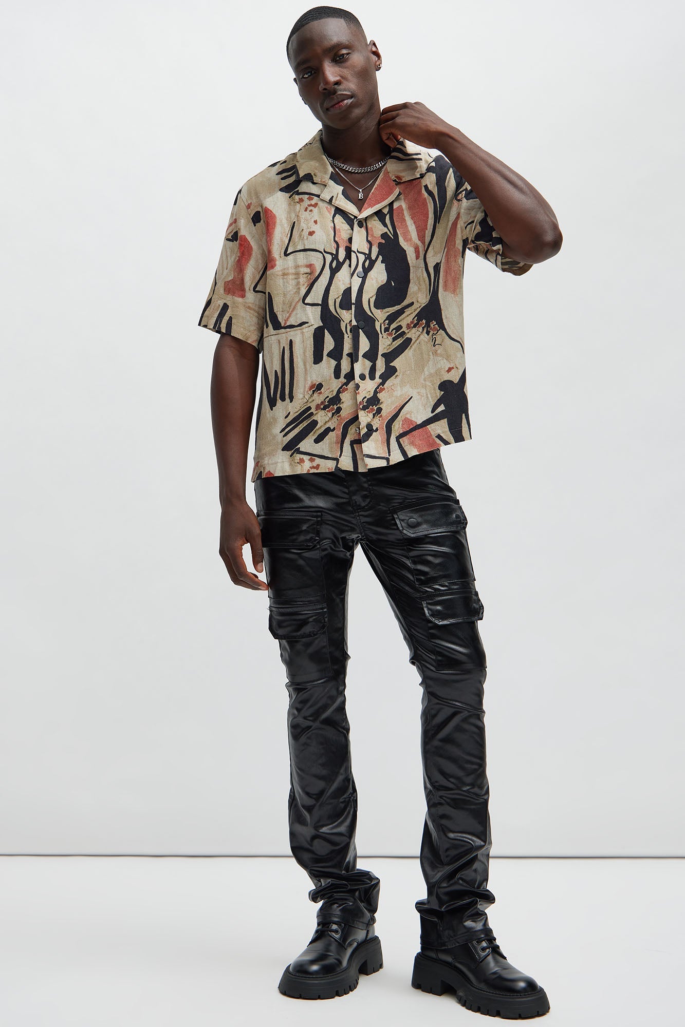 Lascaux Shirt - Tan/Multi