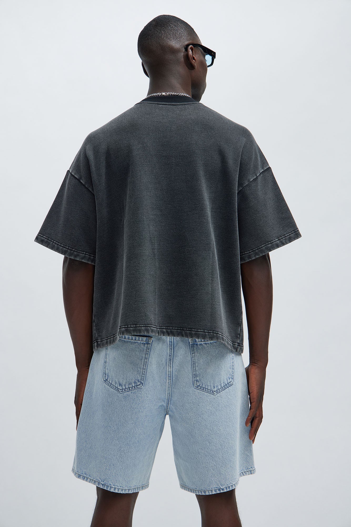 Kyle Oversized Tee - Black Wash