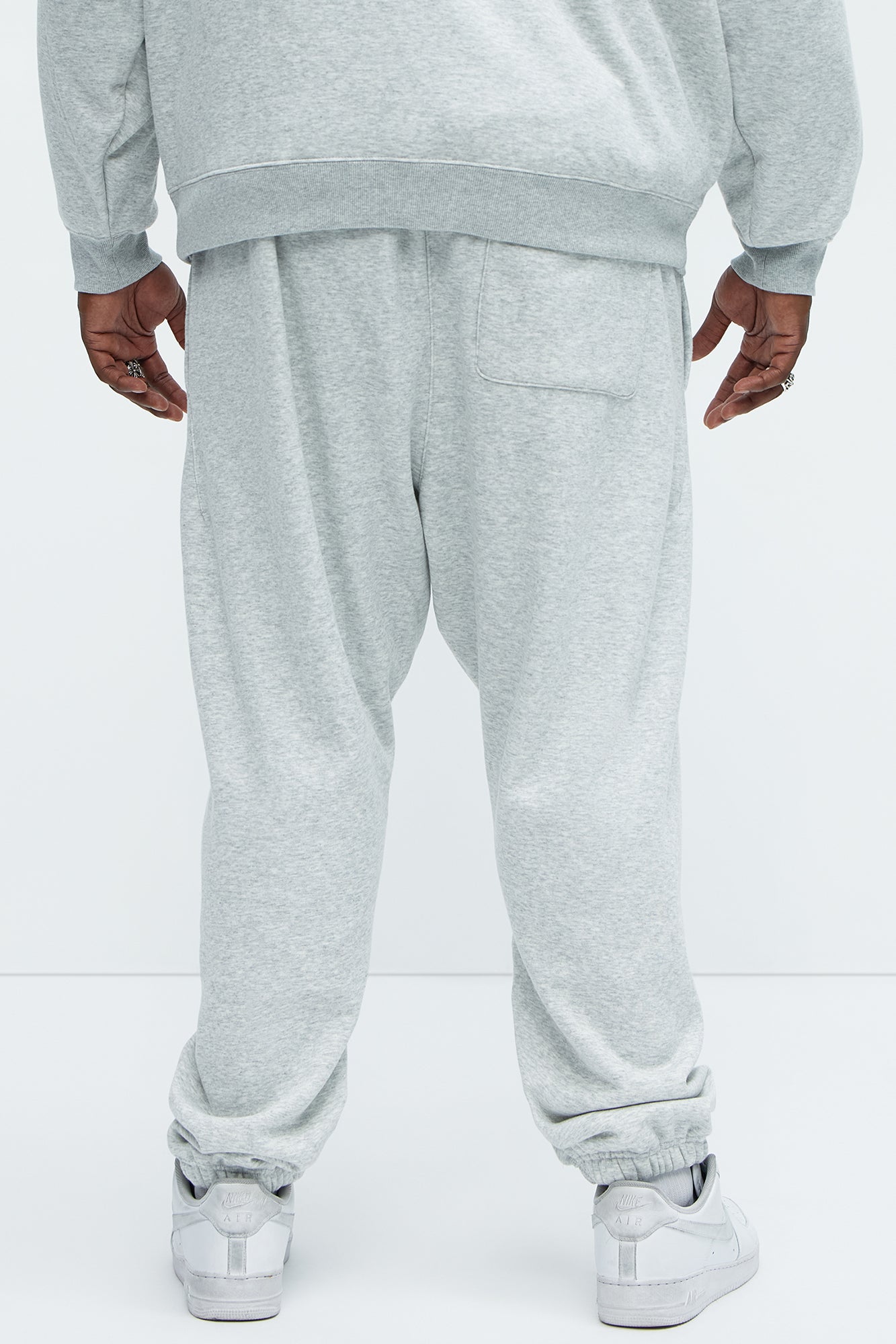 Tyson Heavyweight Sweat Jogger - Heather Grey