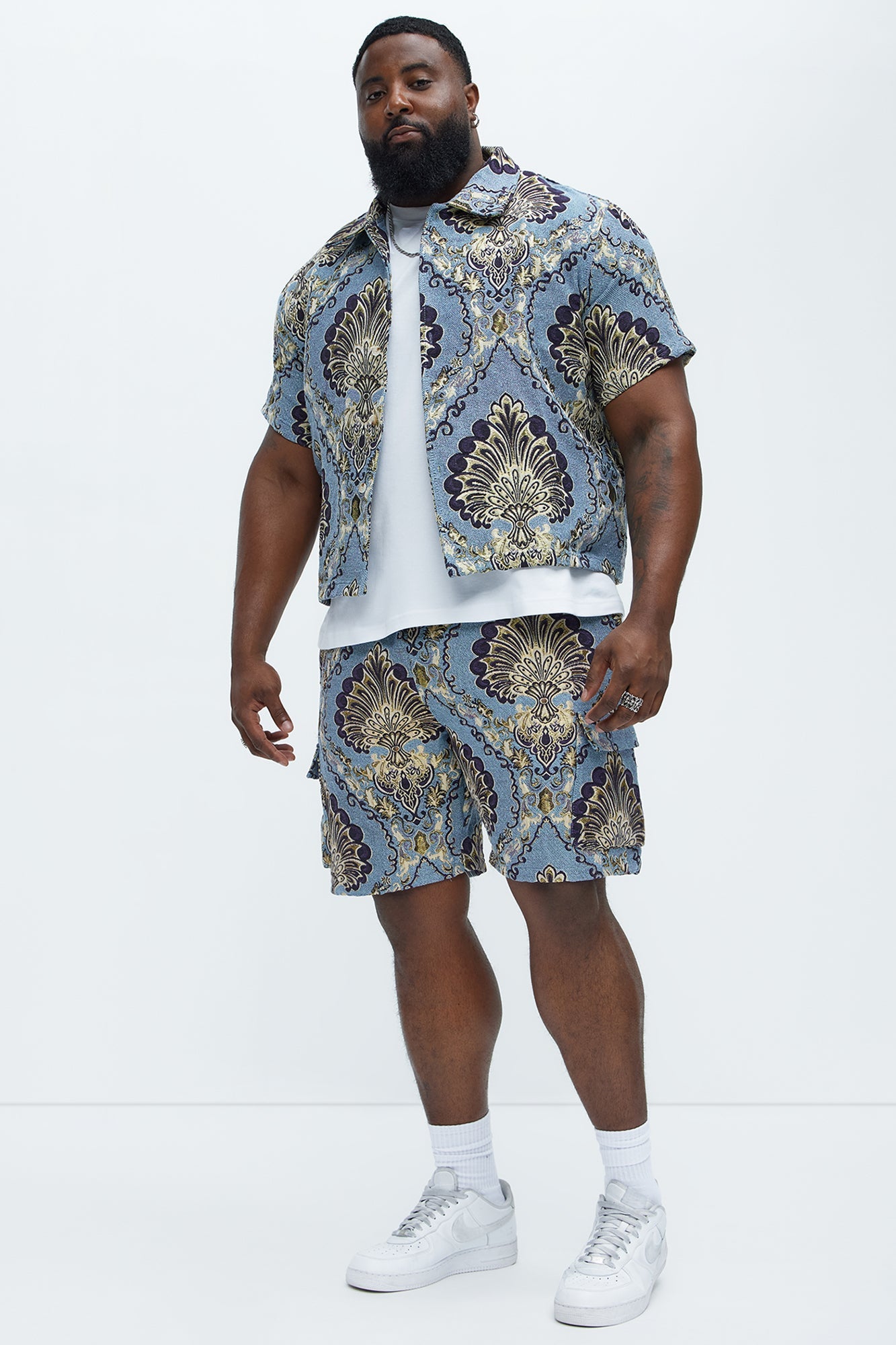 Highland Tapestry Shorts - Blue/combo