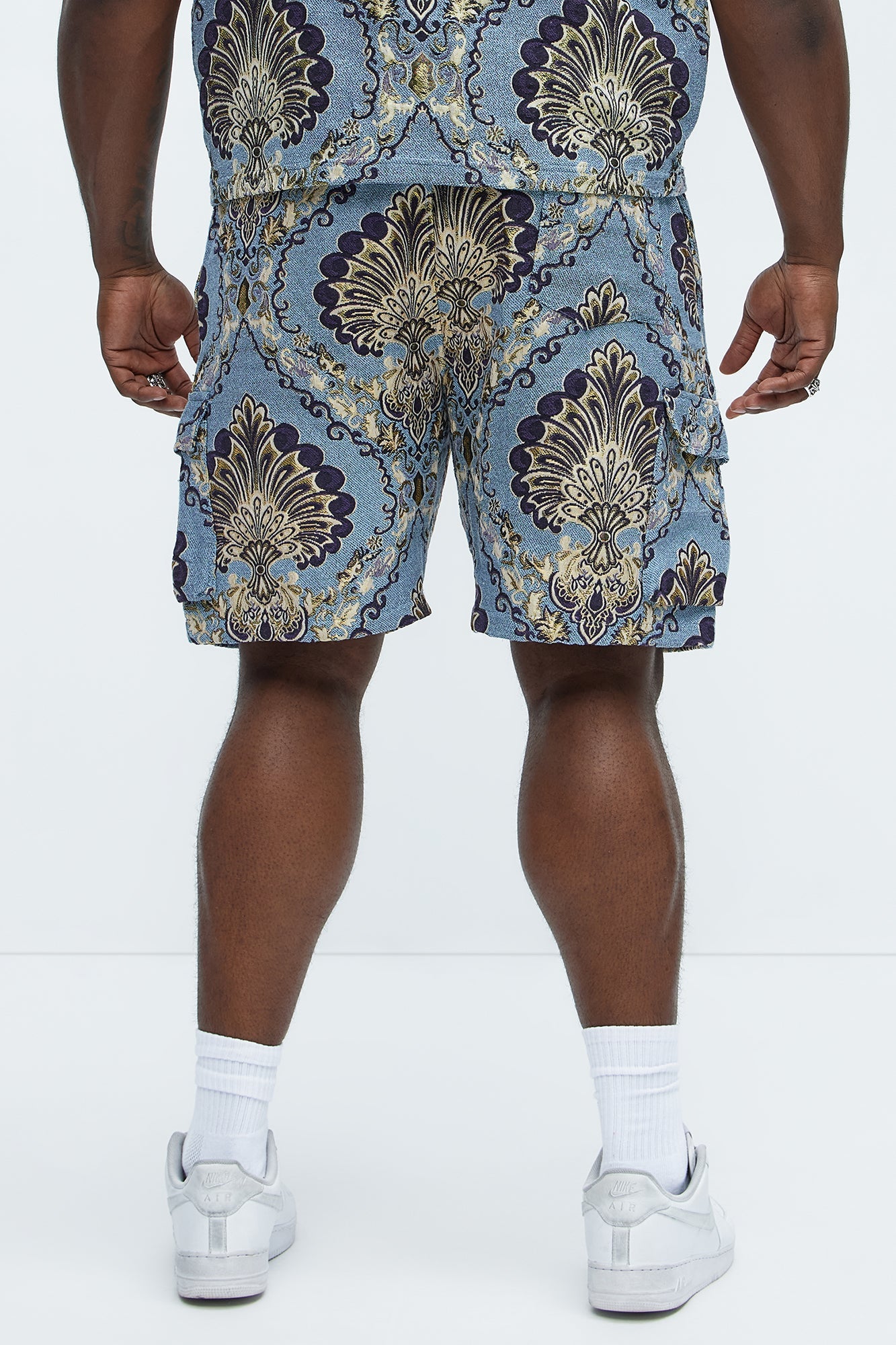 Highland Tapestry Shorts - Blue/combo