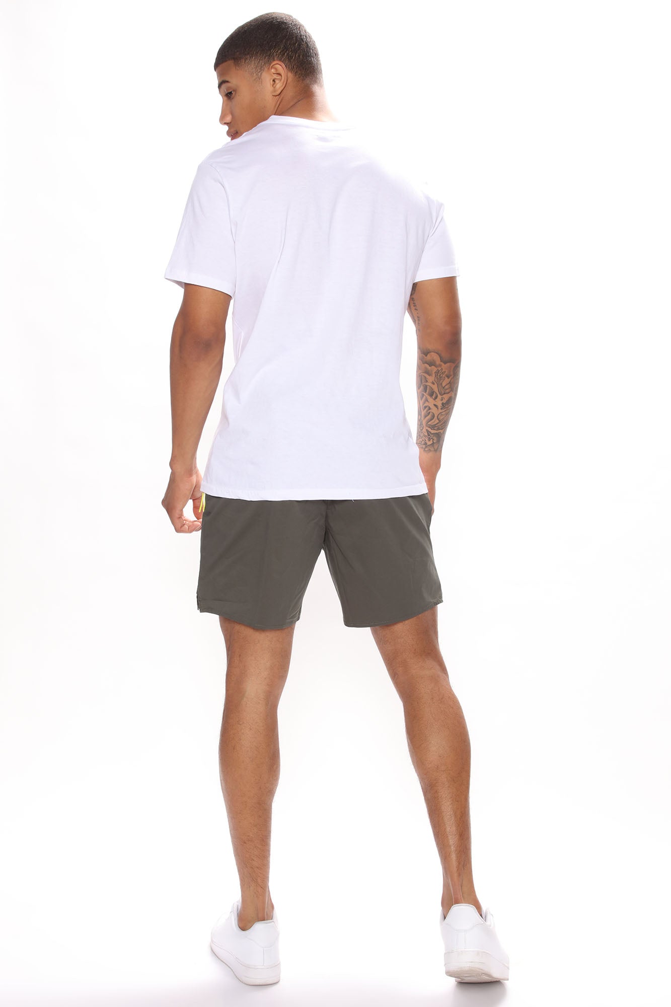 King Nylon Shorts - Olive