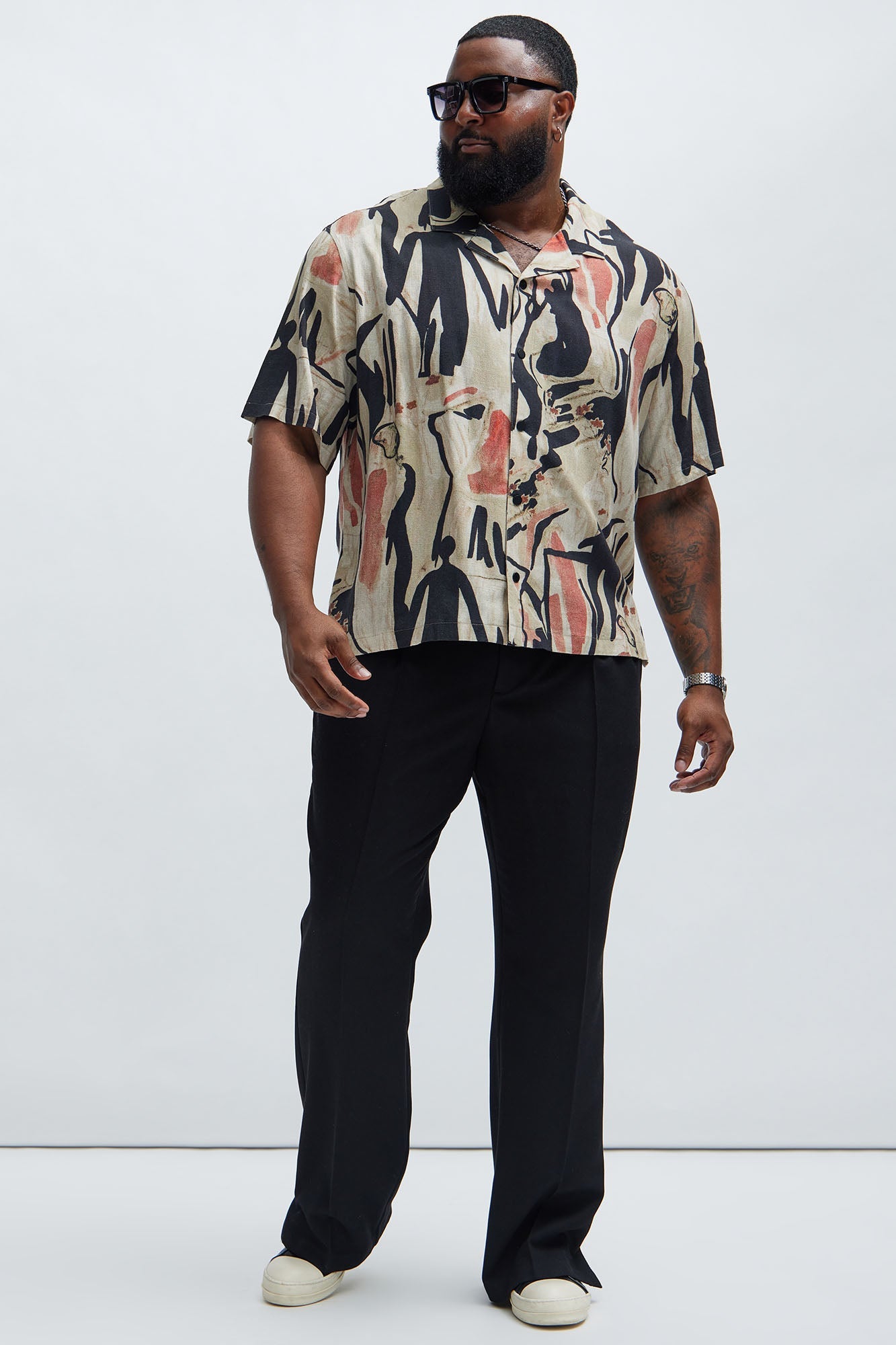 Lascaux Shirt - Tan/Multi