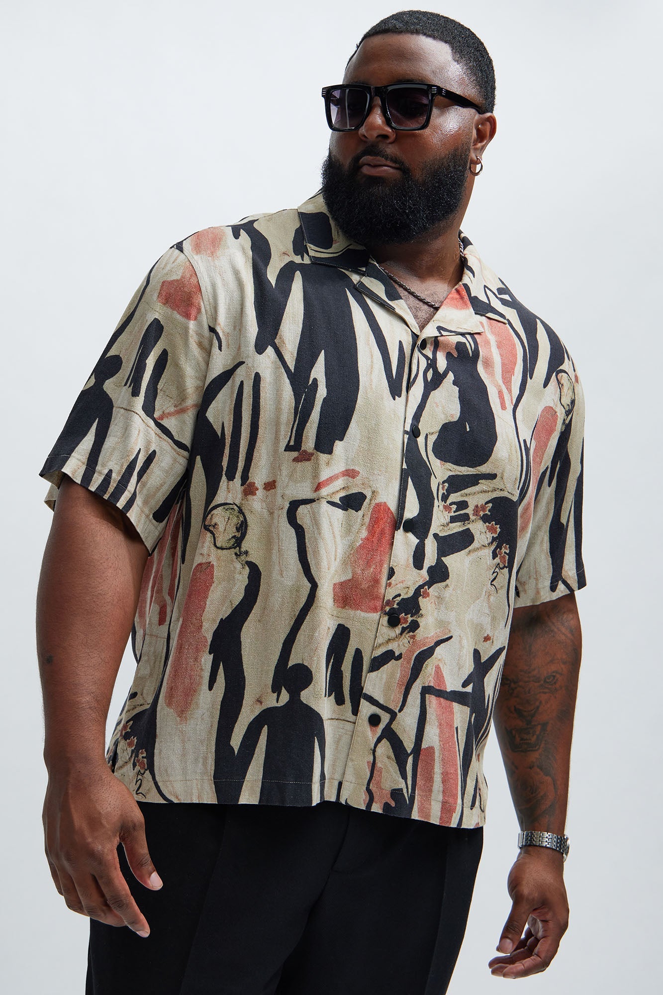 Lascaux Shirt - Tan/Multi