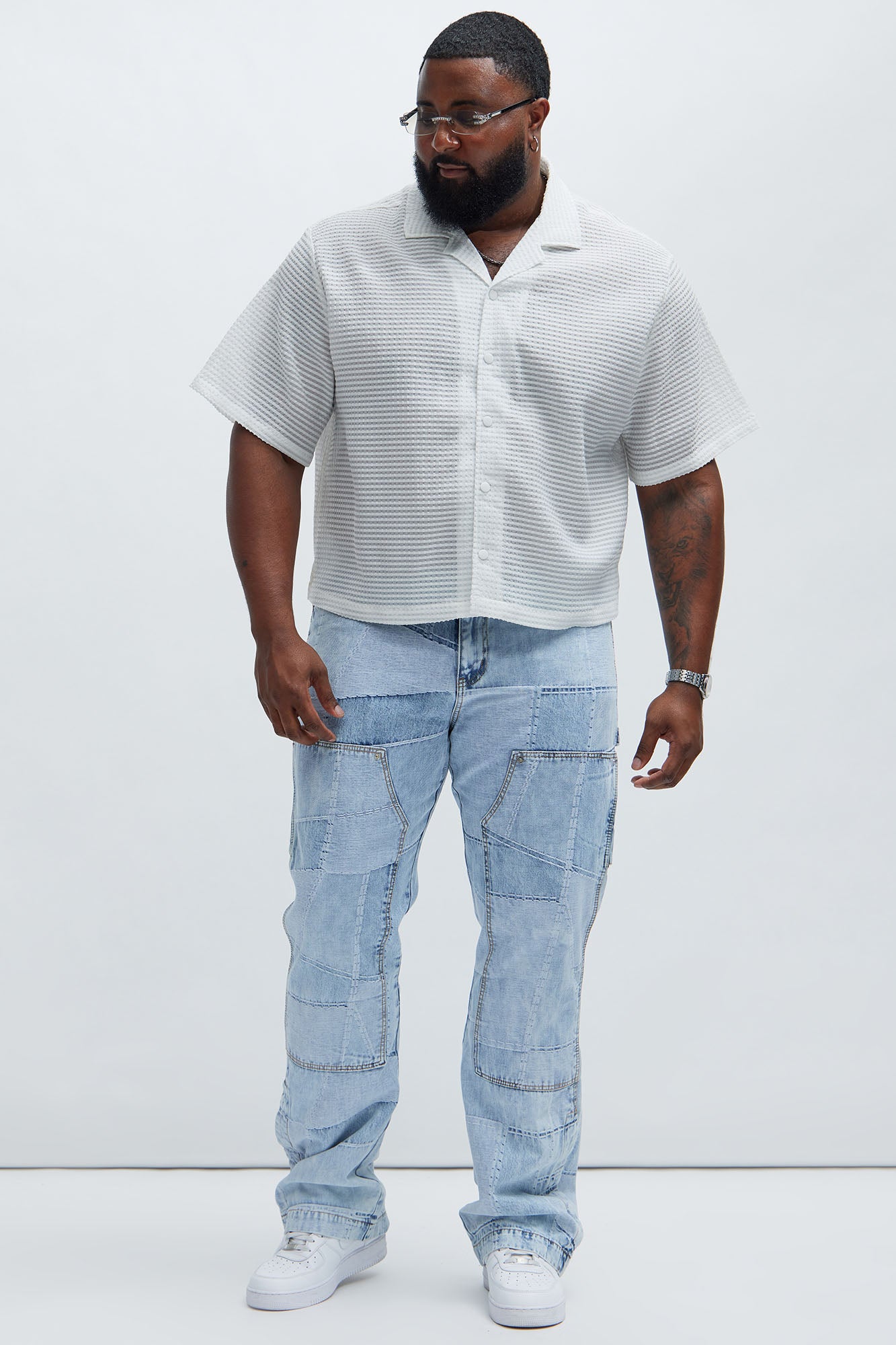 Verdugo Carpenter Flare Jeans - Light Blue Wash