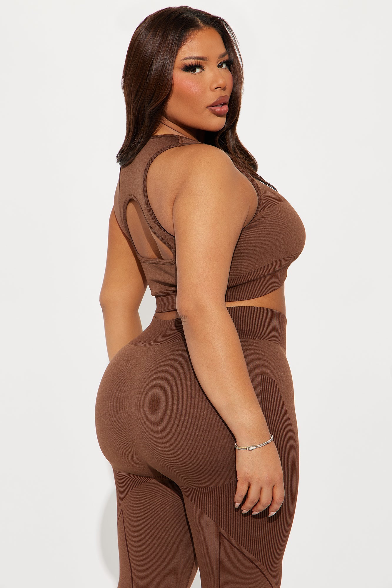 Your Next Move Seamless Sports Bra - Mocha