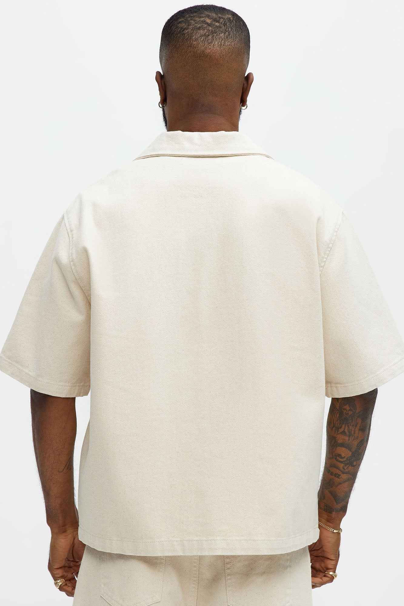 Colin True Denim Button Up Shirt - Sand