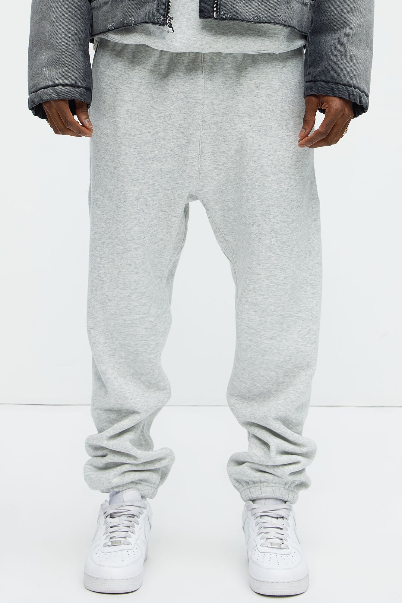 Tyson Heavyweight Sweat Jogger - Heather Grey